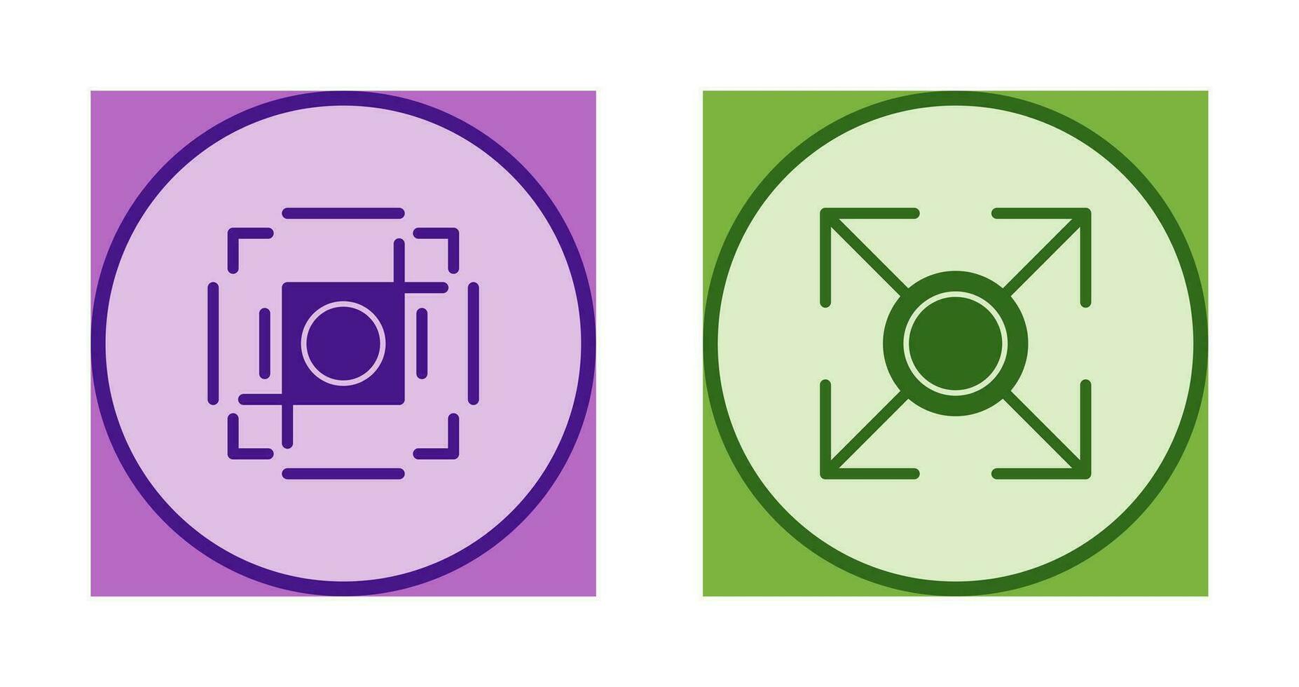 crop and expand Icon vector