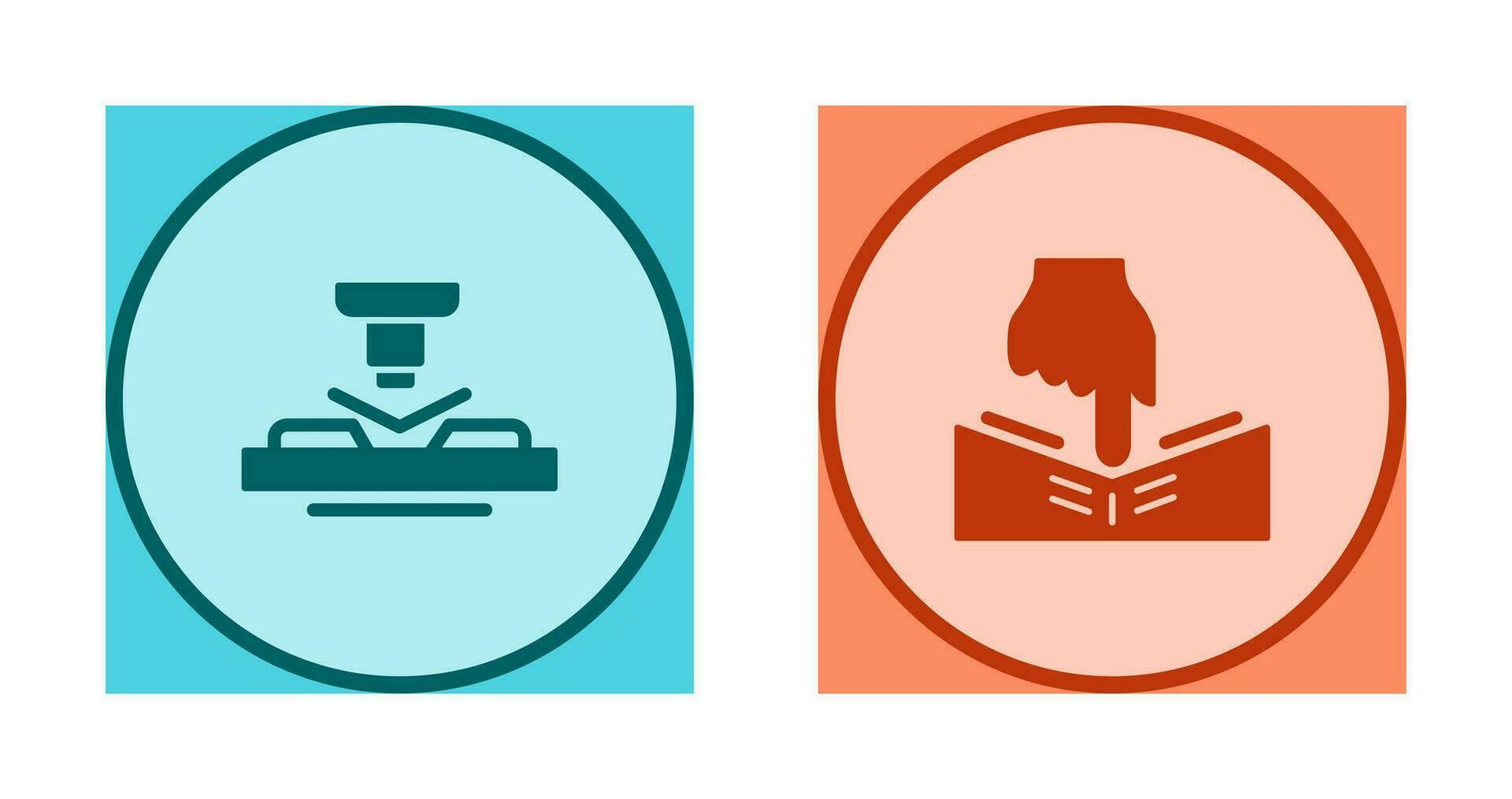 Press and Elasicity Icon vector