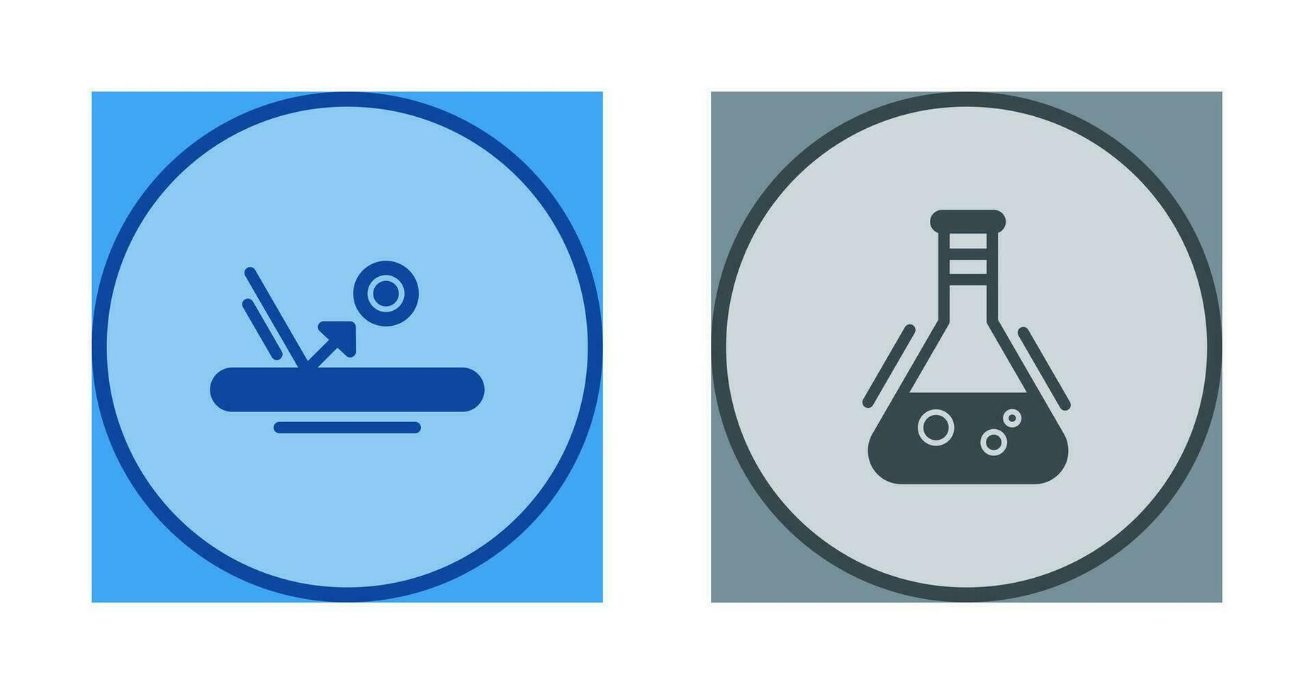 Bounce and Flask Icon vector