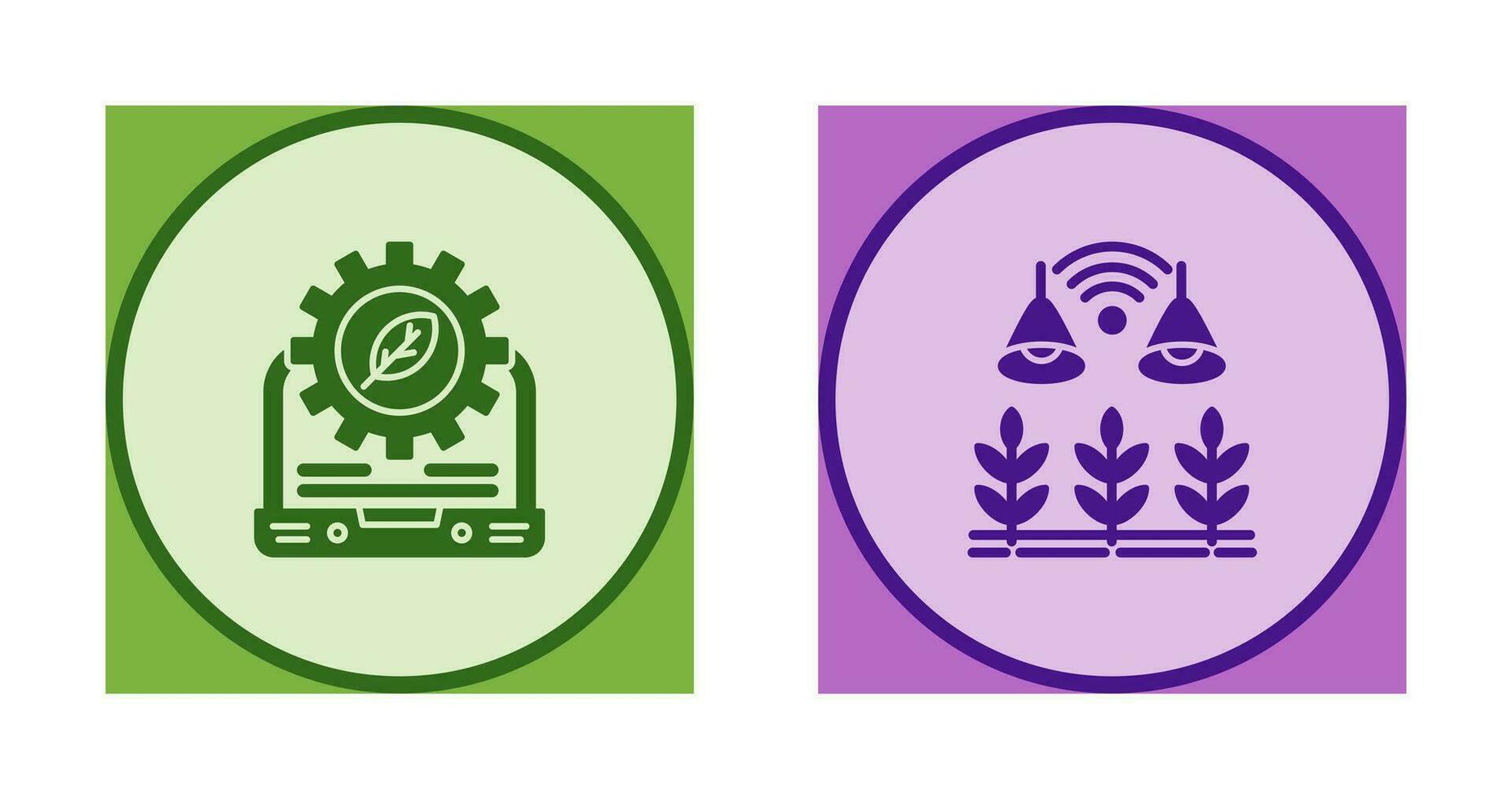 Setting and Light Icon vector