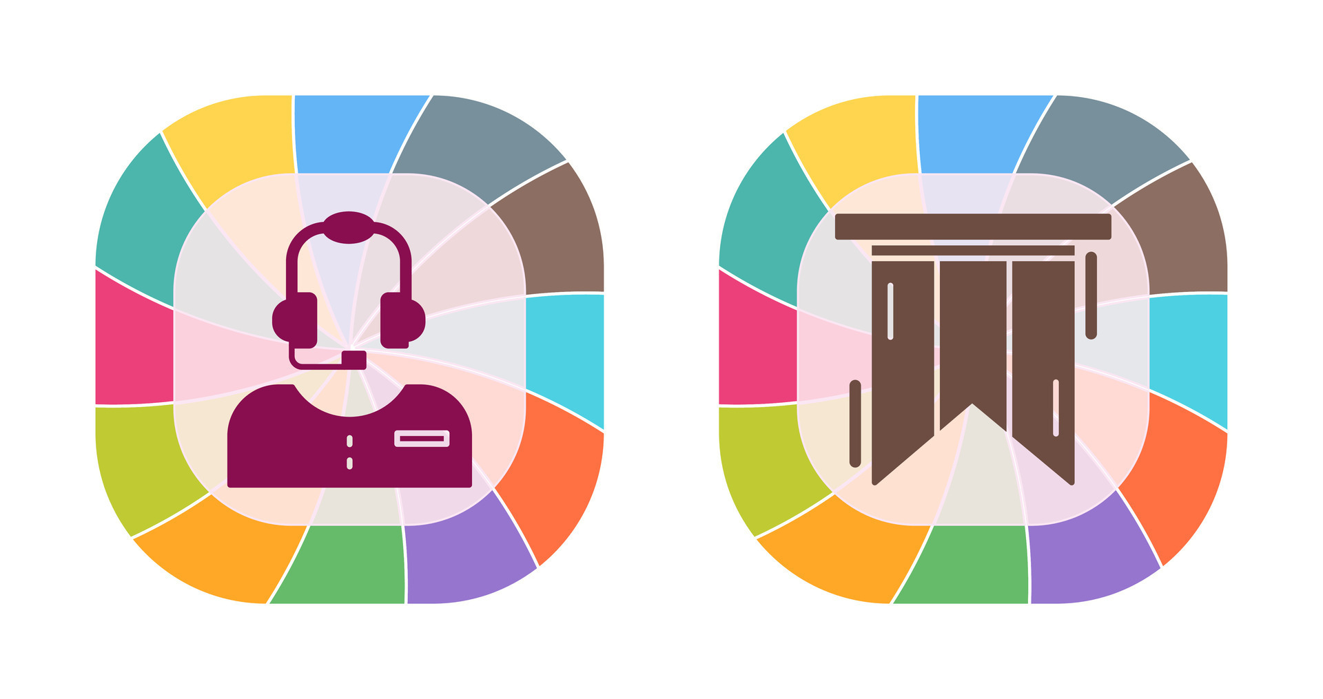 Customer Service and Bookmark Icon 32906732 Vector Art at Vecteezy