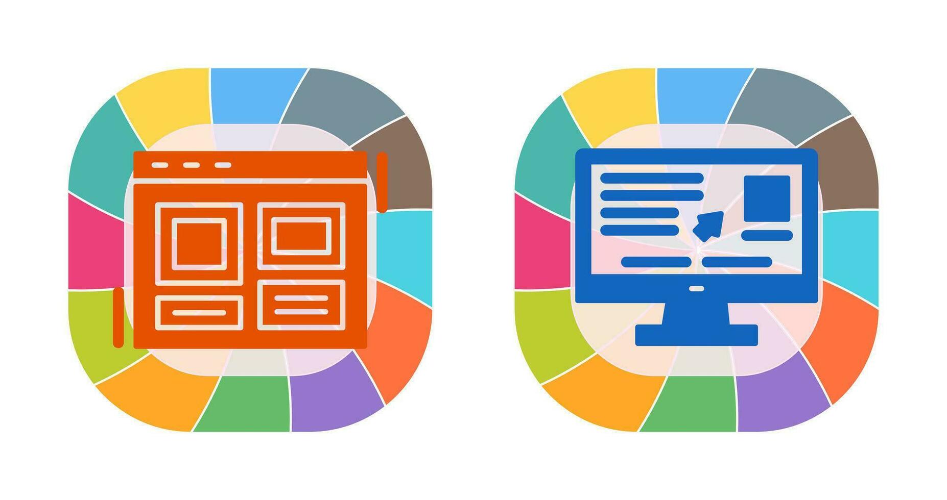 Layout and Usability Icon vector