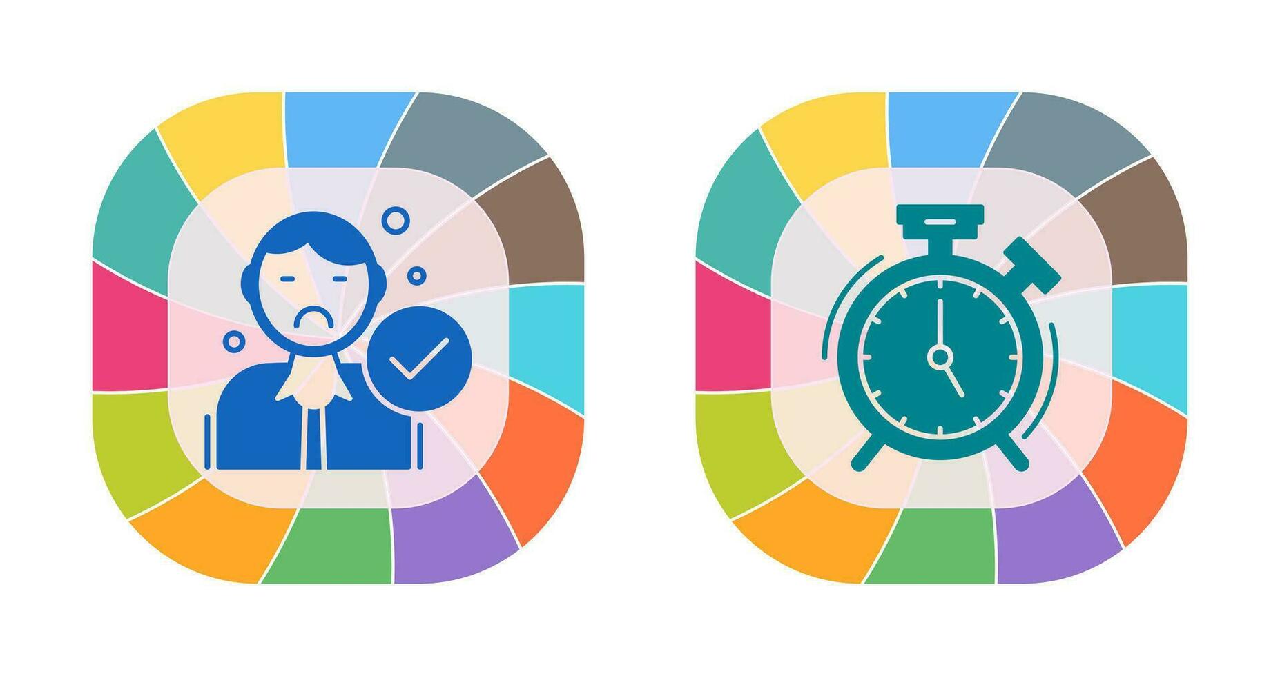 Rejected and Alarm Clock Icon 32906968 Vector Art at Vecteezy