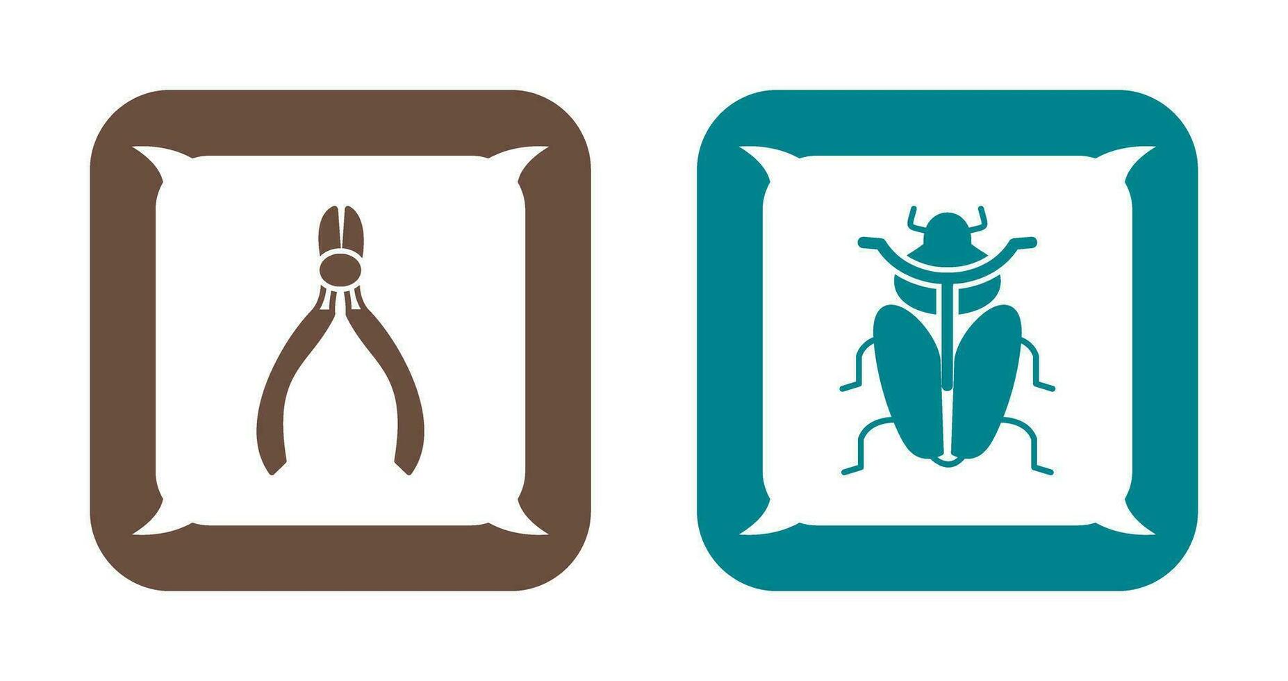 Cutter and Insect Icon vector