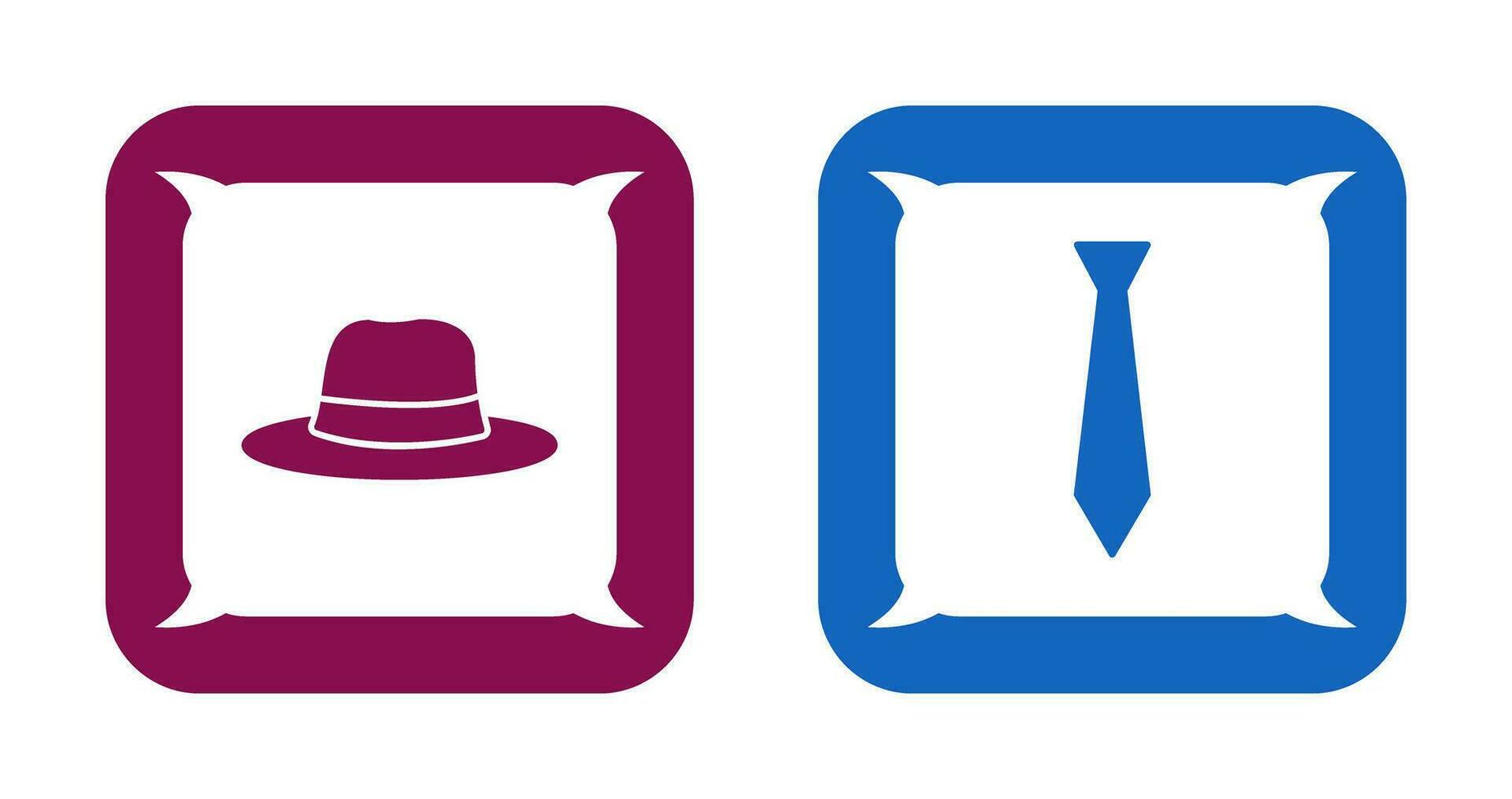 Woman and Tie Icon vector
