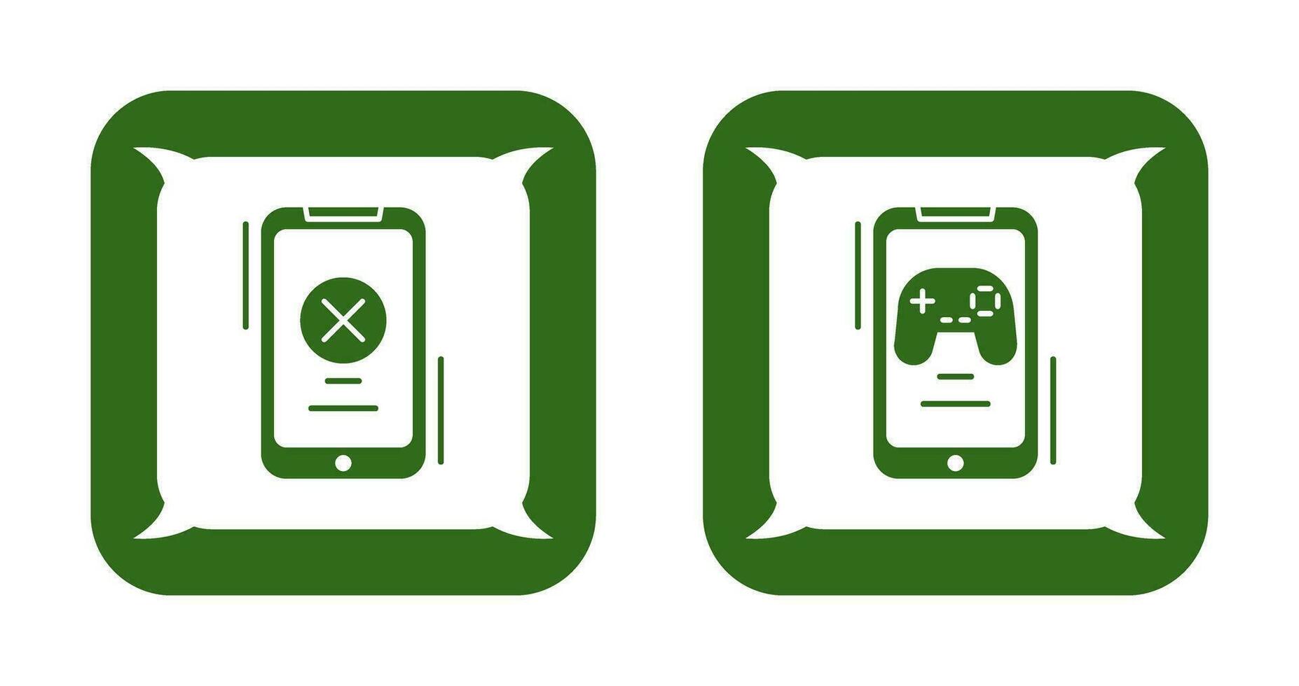 Block and Game Icon vector