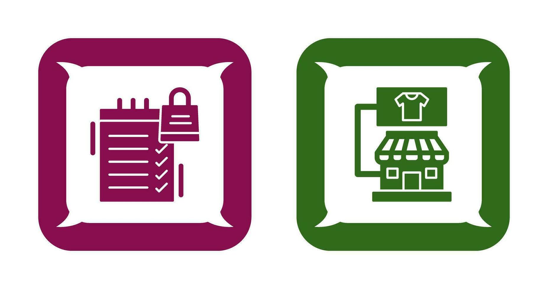 Shopping and Store Icon vector