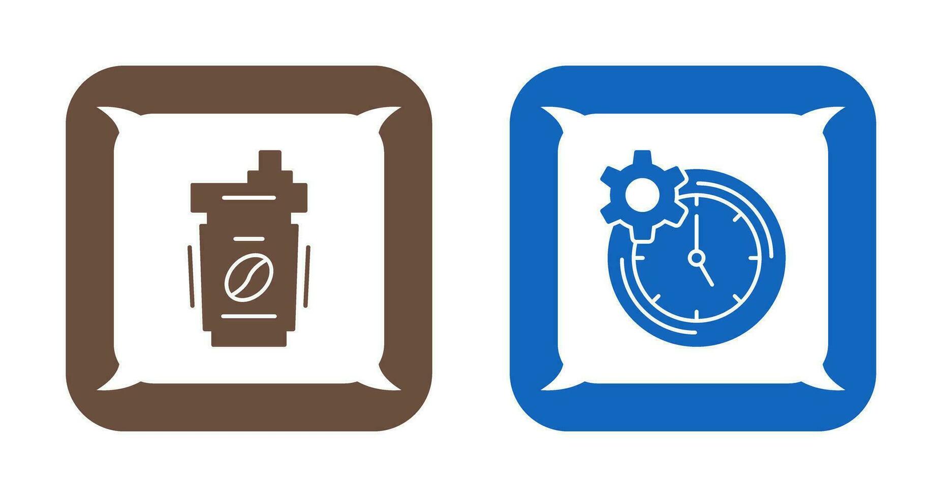 Coffee Cup and Productivity Icon vector