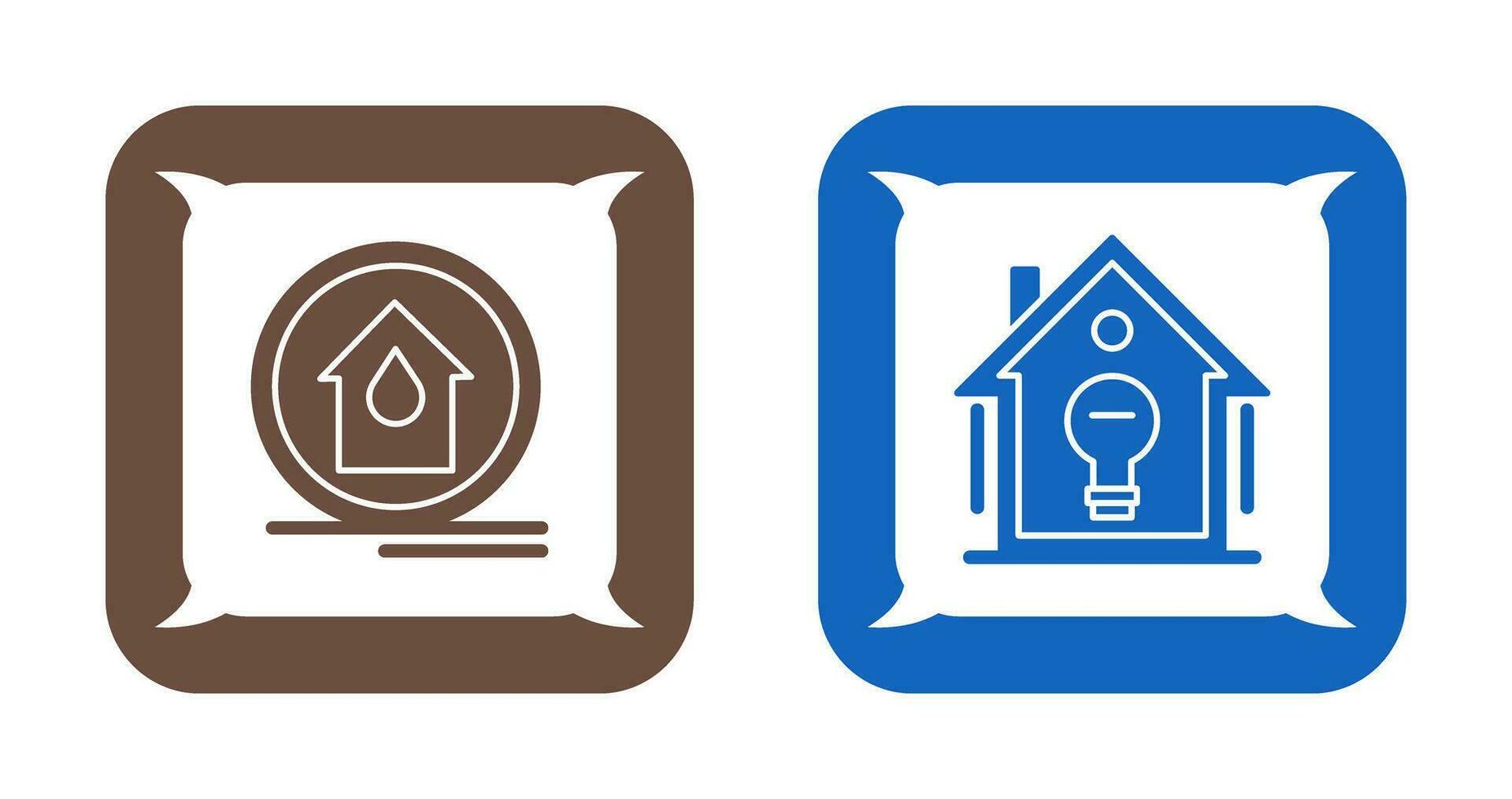 Fire Alarm and Home Automation Icon vector