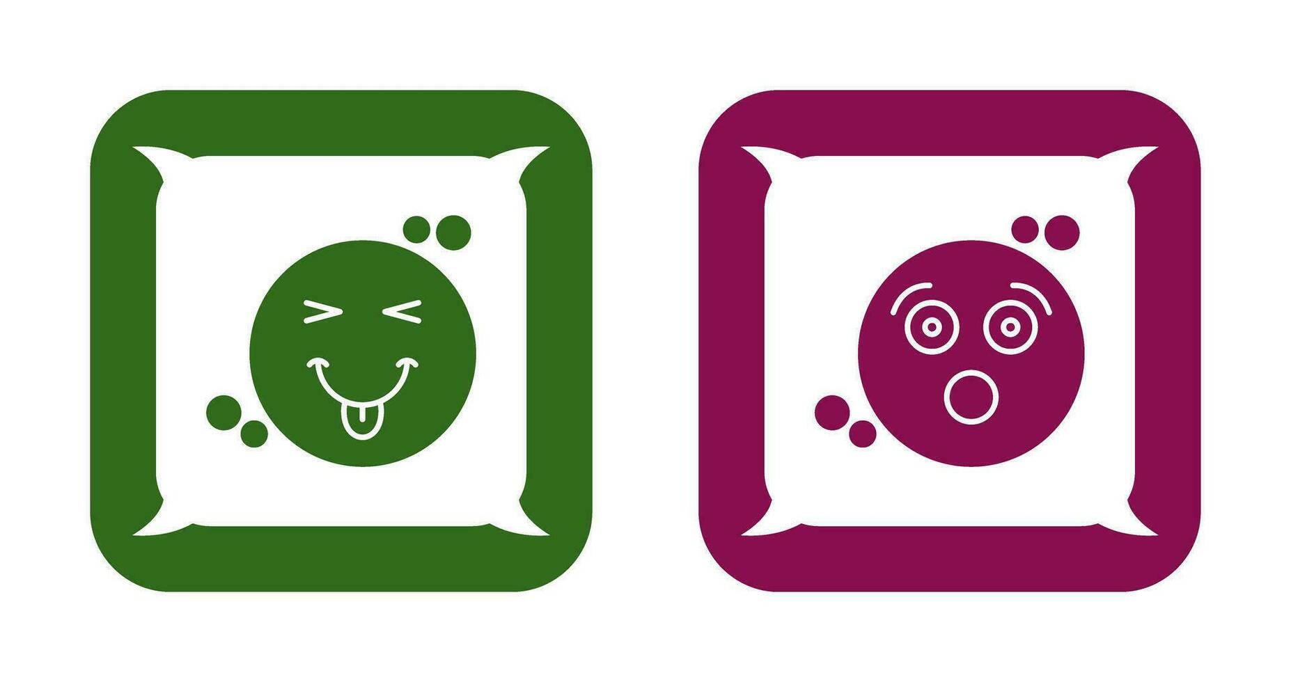 Naughty and Surprised Icon vector