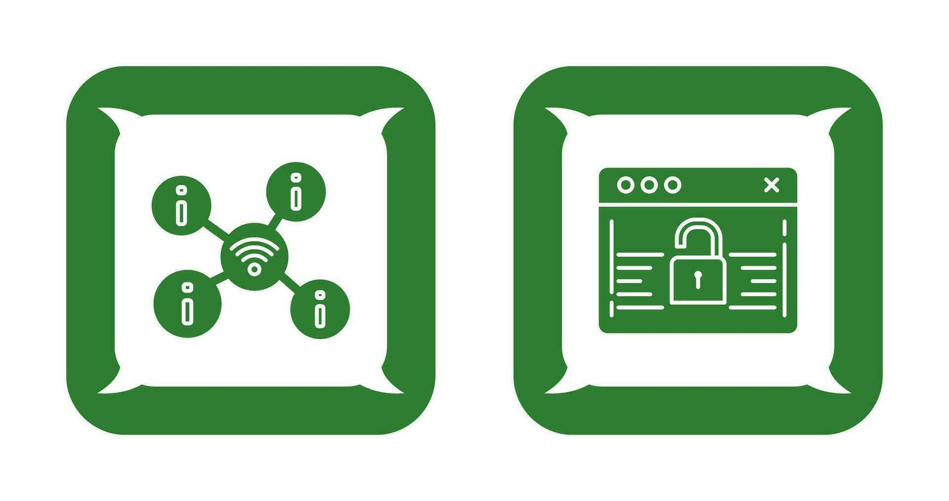 wifi and password Icon vector