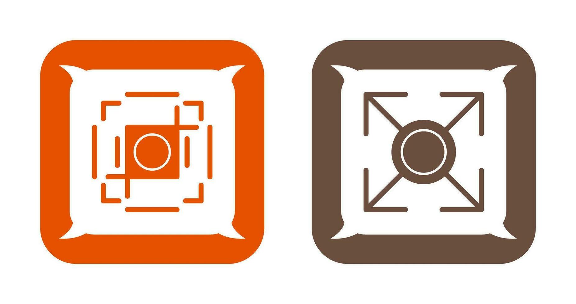 crop and expand Icon vector