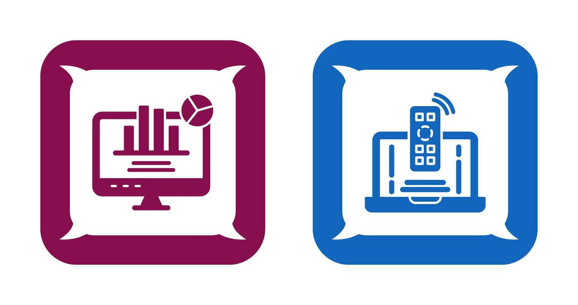 Remote and Analysis Icon vector