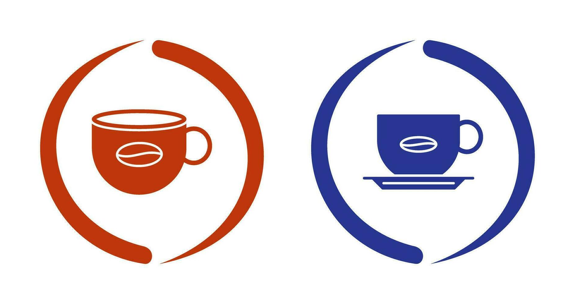 Coffee and coffee Mug  Icon vector