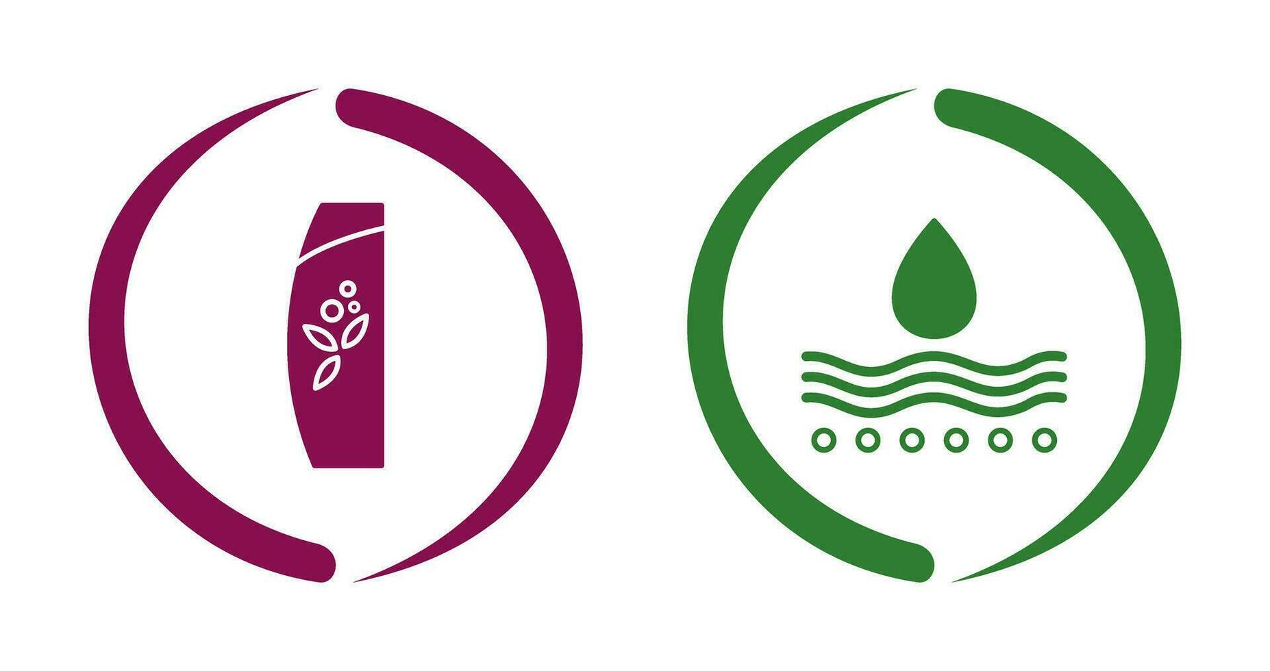 Natural and Moisture Icon vector