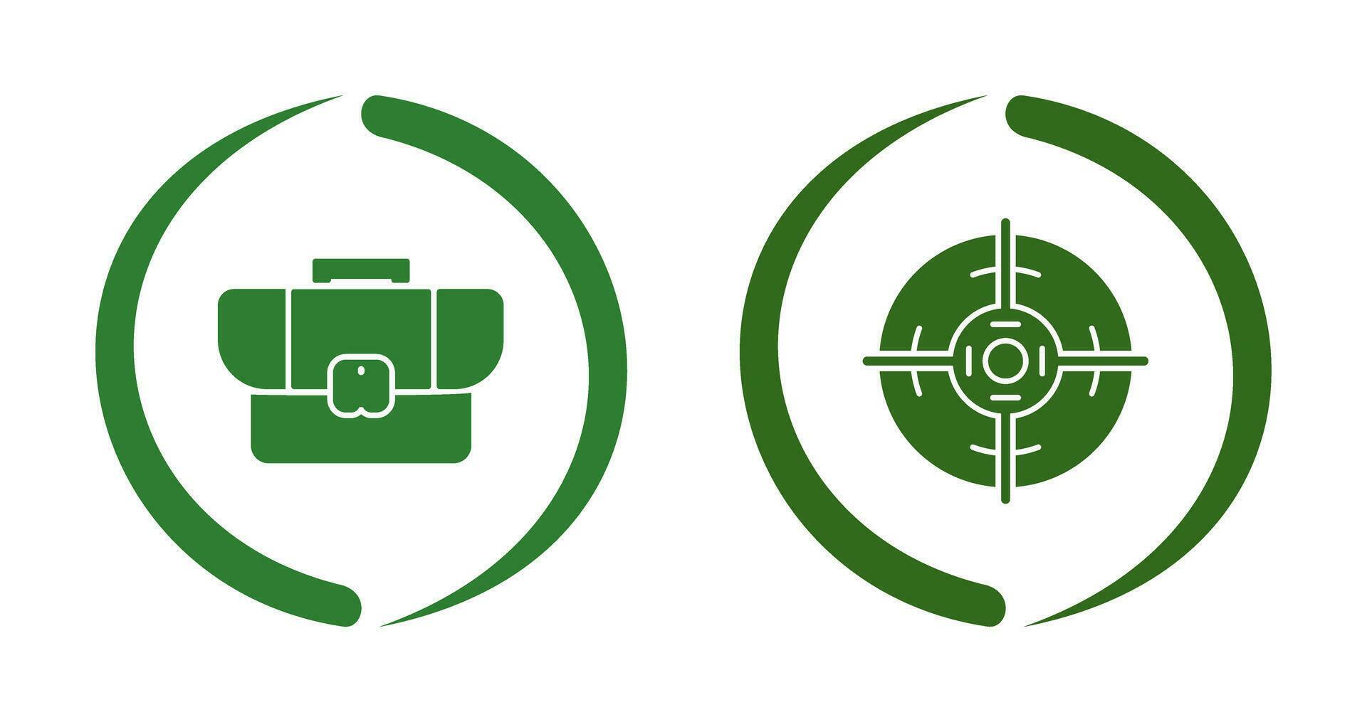 Briefcase and Target Icon 32908638 Vector Art at Vecteezy