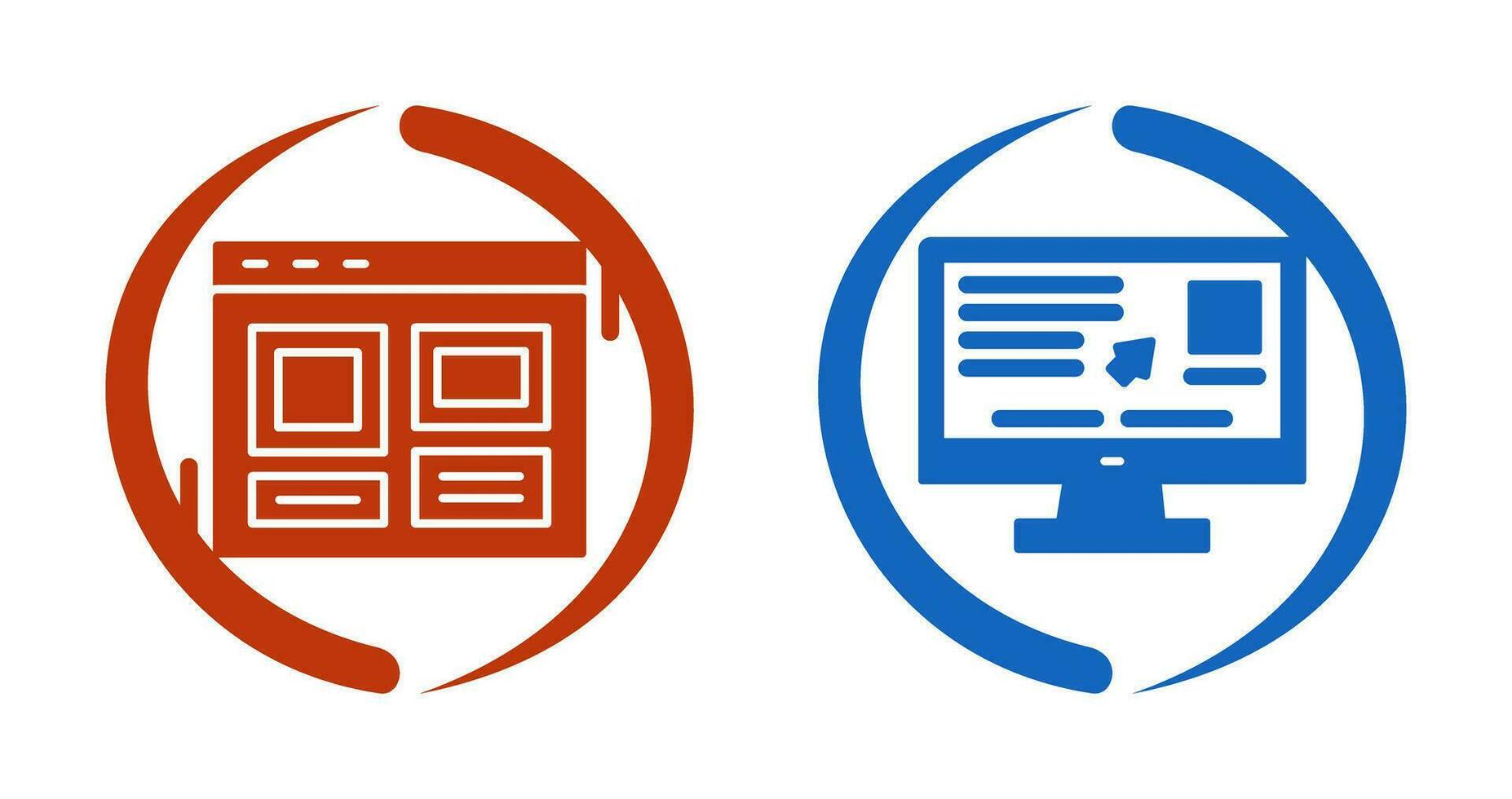 Layout and Usability Icon vector