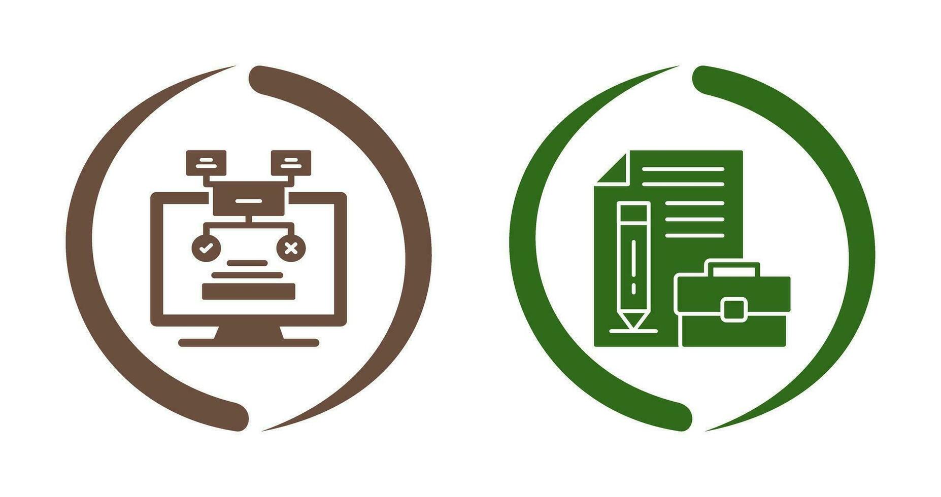 Methodology and Portfolio Icon vector