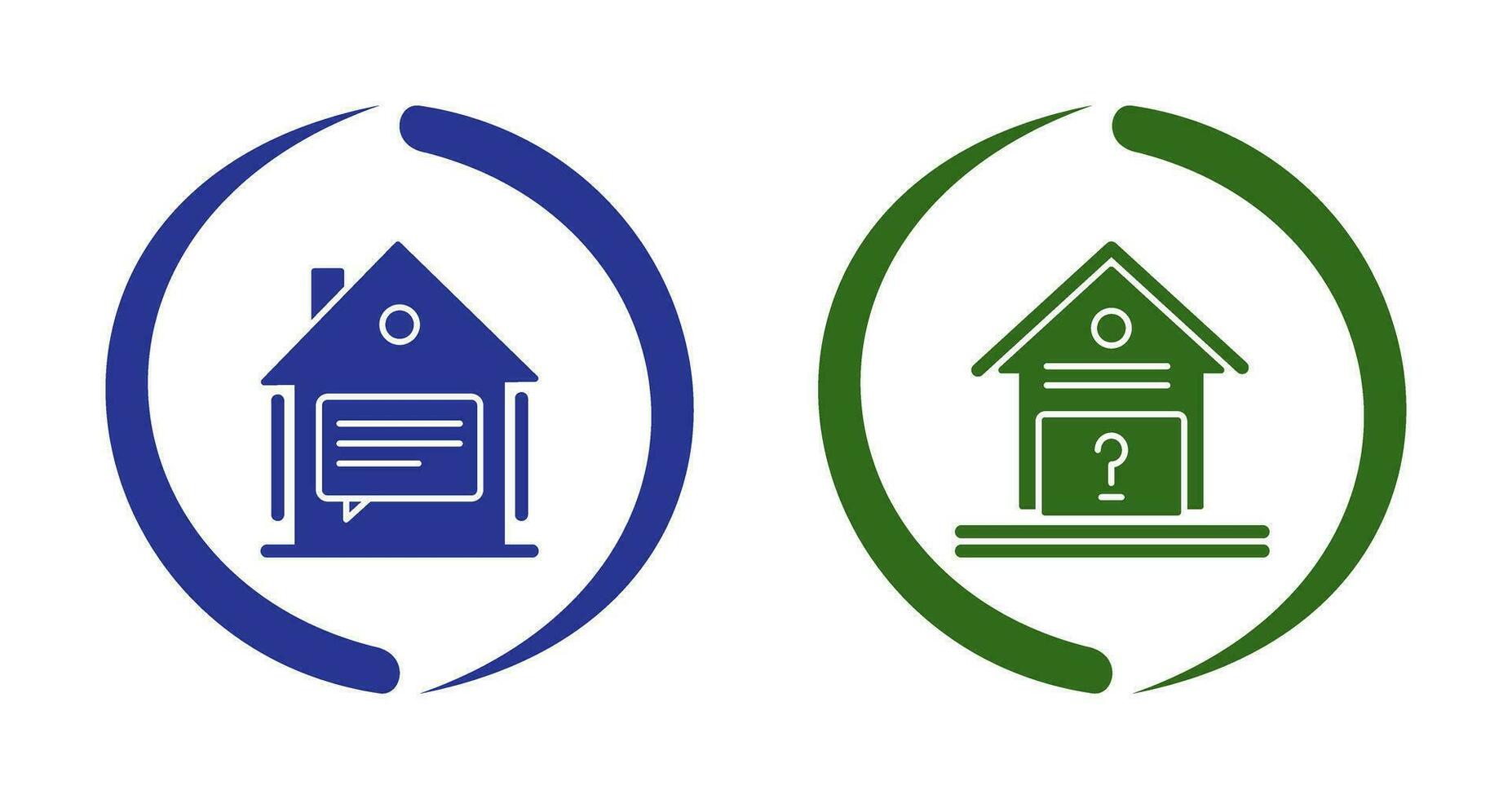 Message and Unknown Icon vector