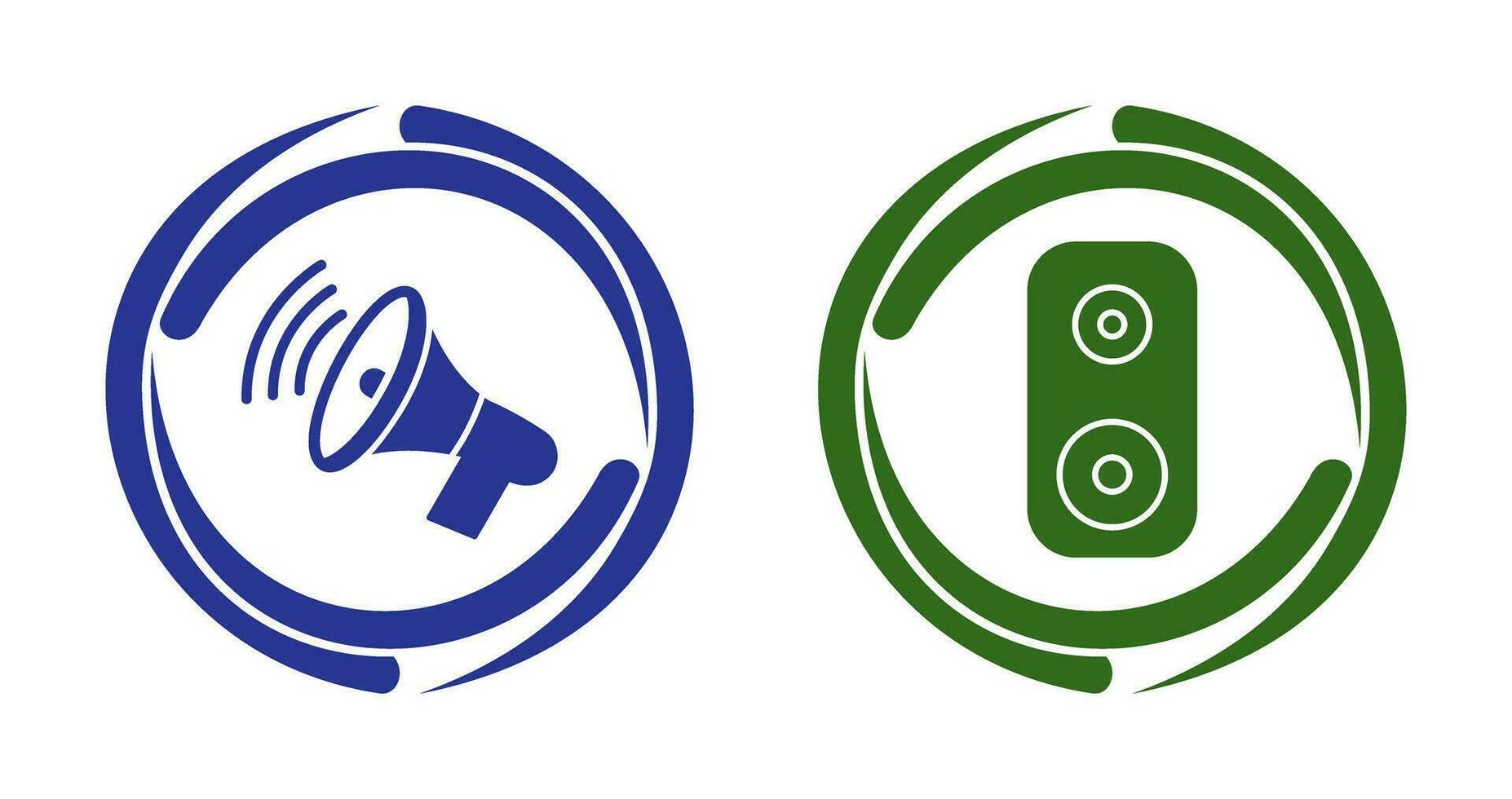 Announcing and Speaker Icon vector