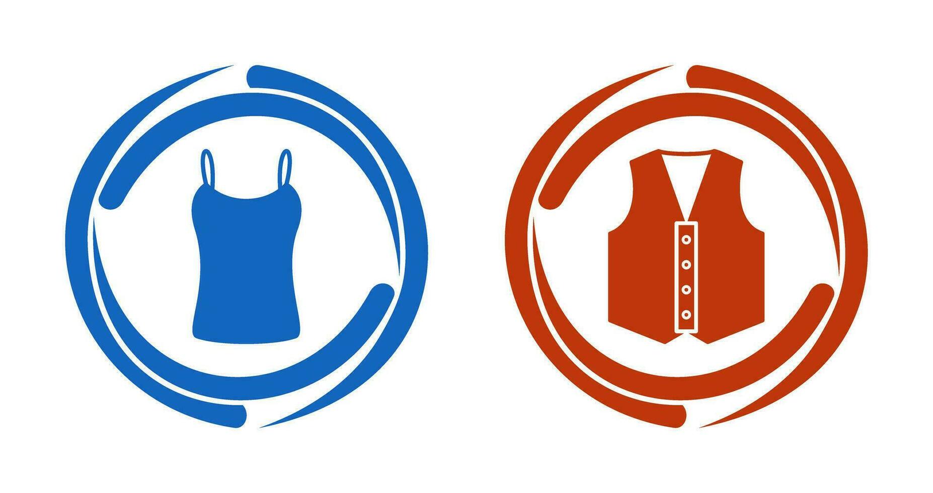 Ladies Vest and safety Icon vector