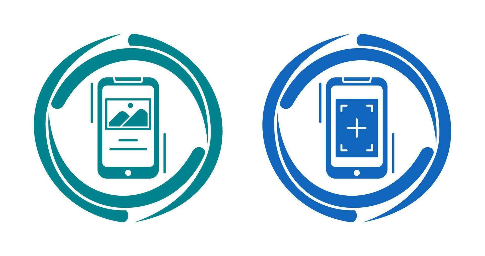 Gallery and Focus Icon vector