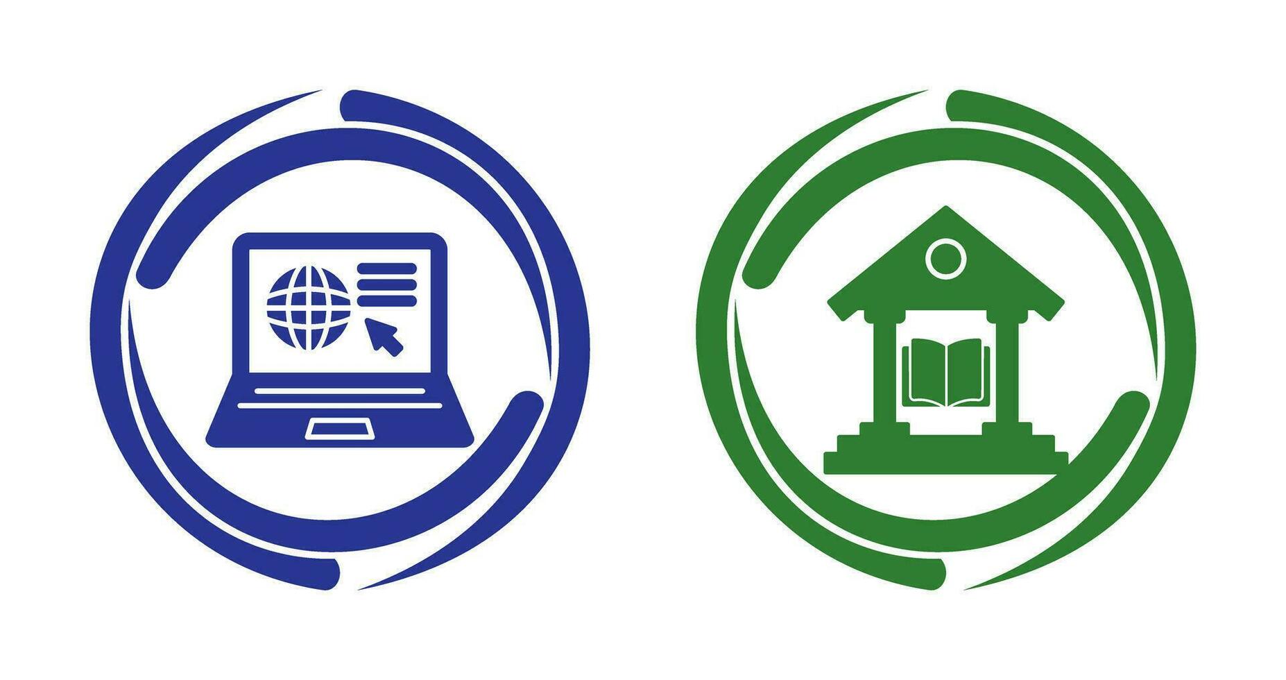 Global Education Icon vector