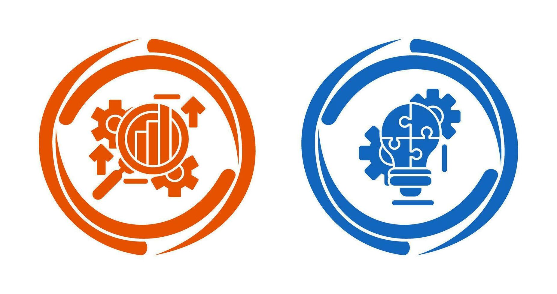 Analysis and Problem  Icon vector