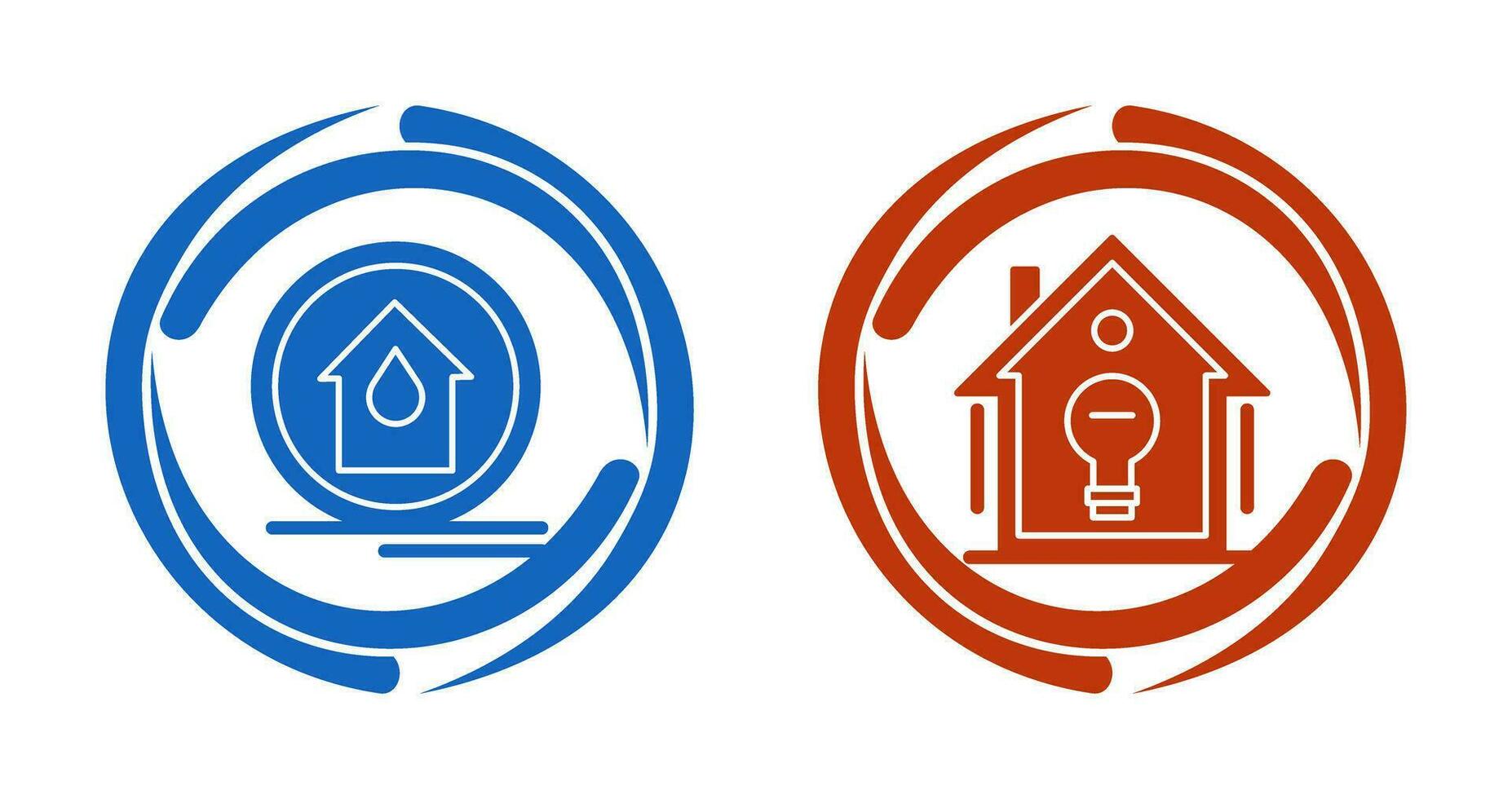 Fire Alarm and Home Automation Icon vector