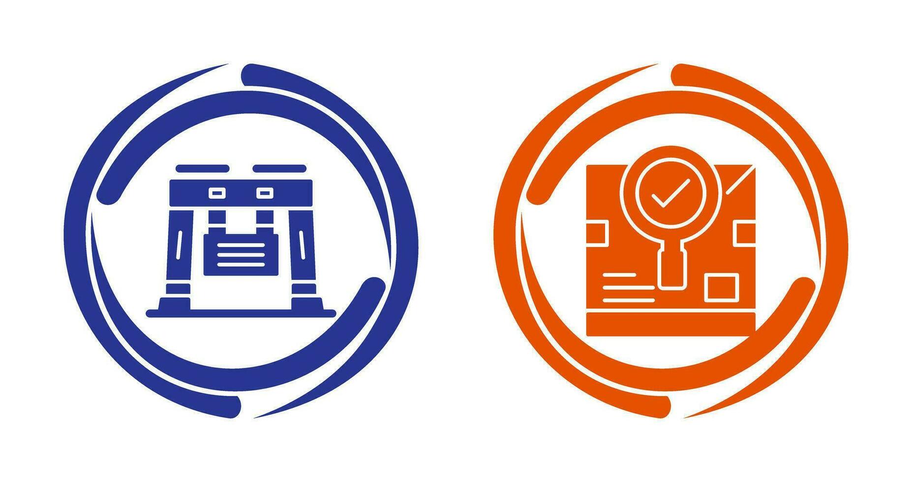 search and crane Icon vector
