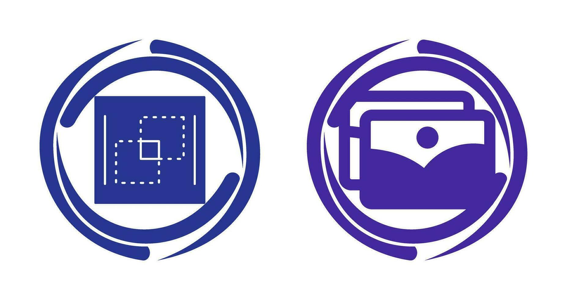 photograph and pathfinder Icon vector