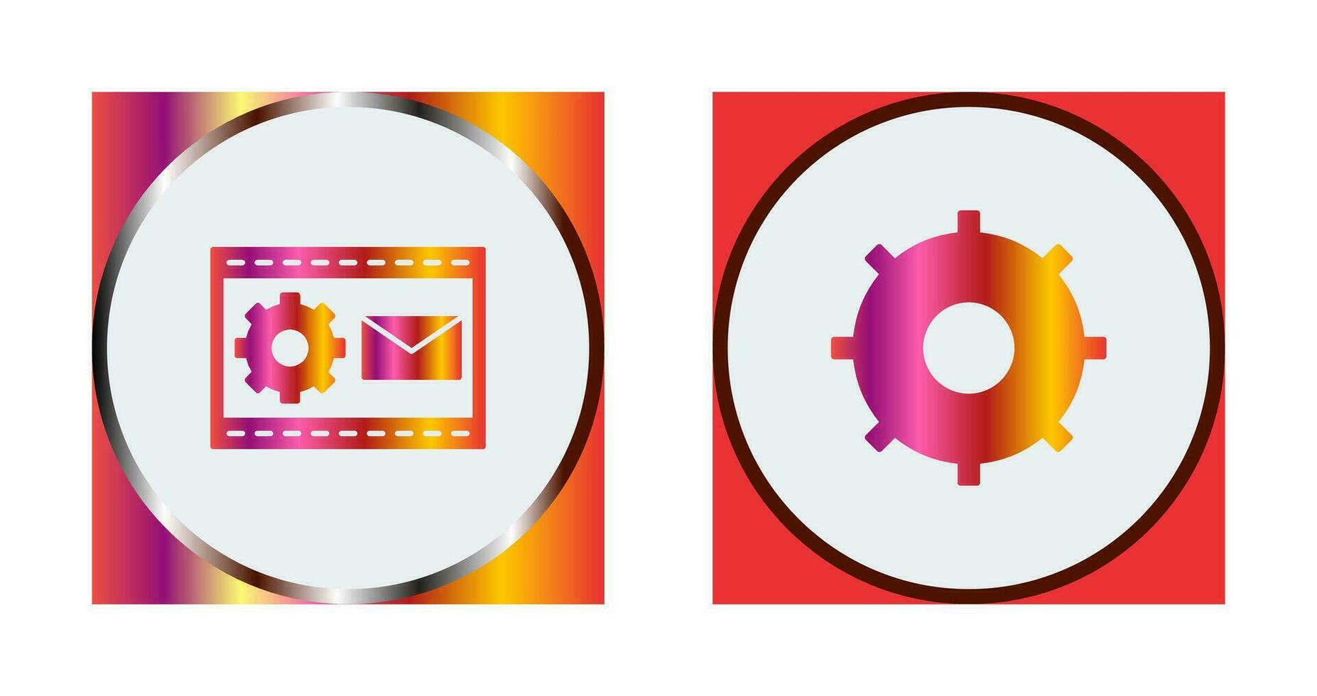 Blogging Service and Setting  Icon vector