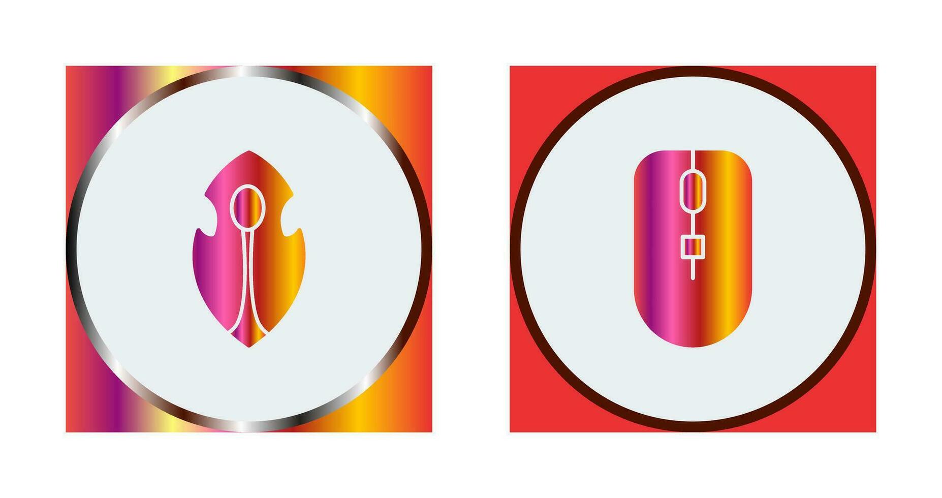 Game Character and Mouse Icon vector