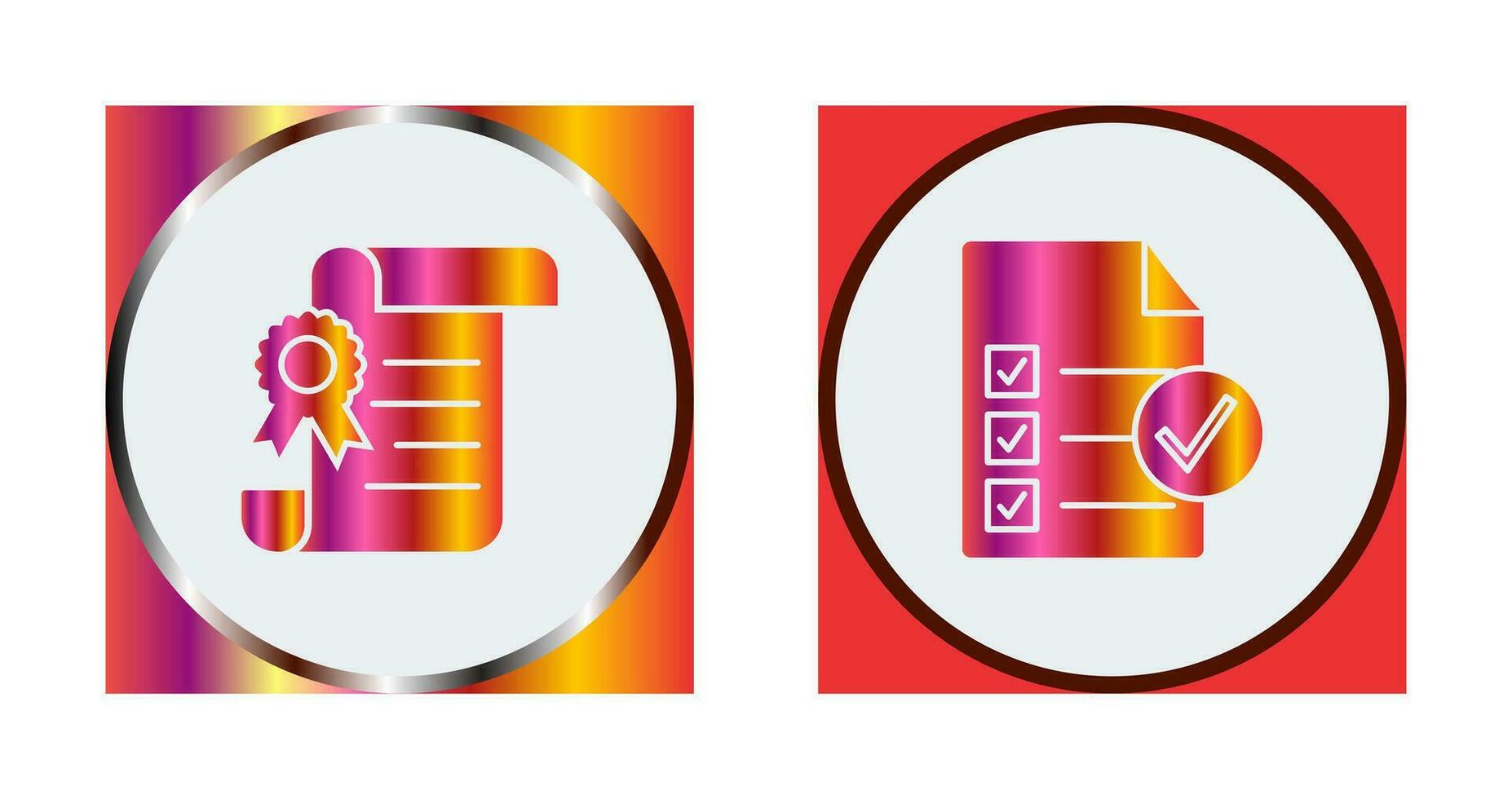 Legal Paper Approal Icon vector
