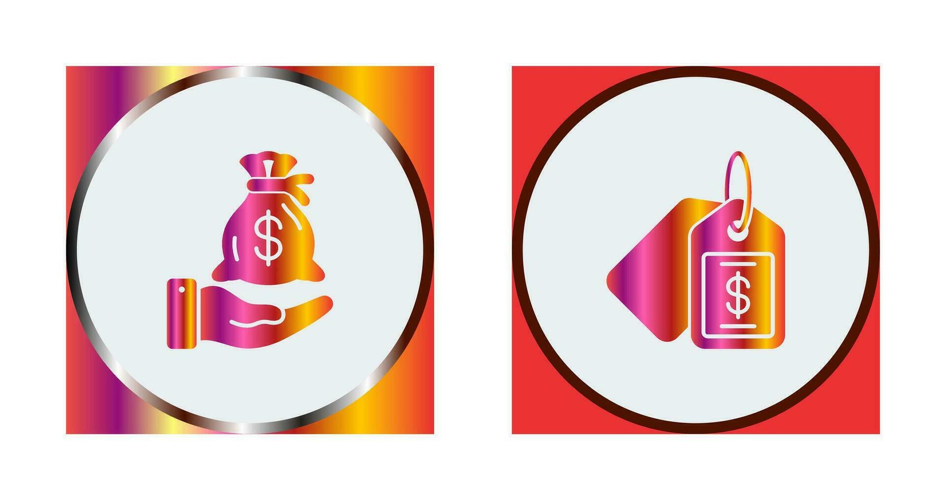 Income and Price Icon vector