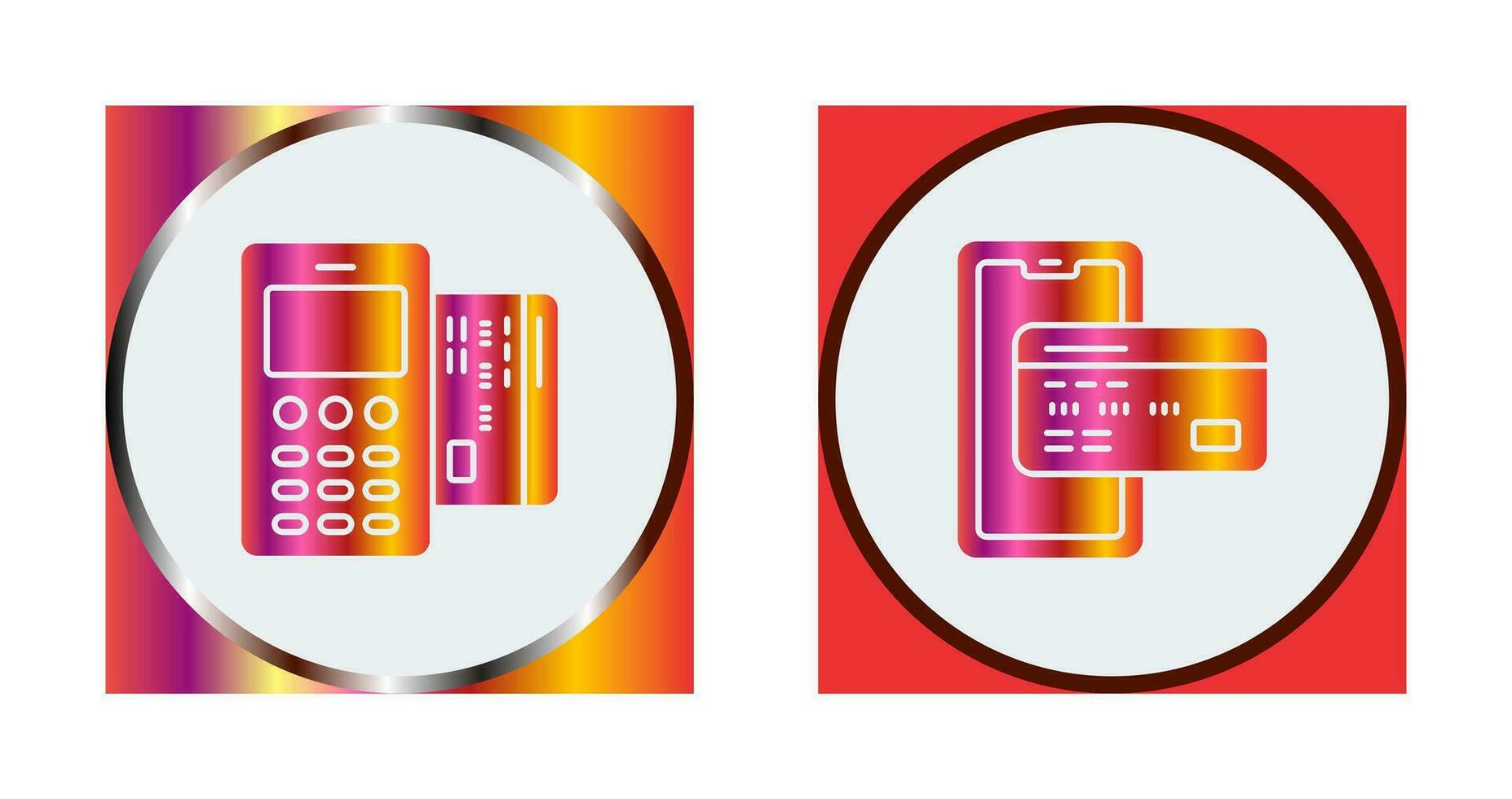 Card Machine and Payment Icon vector