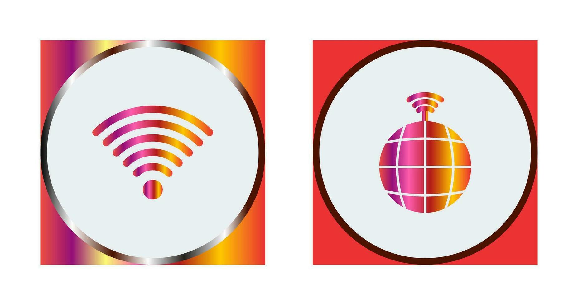 Signal on User and global Signals Icon vector