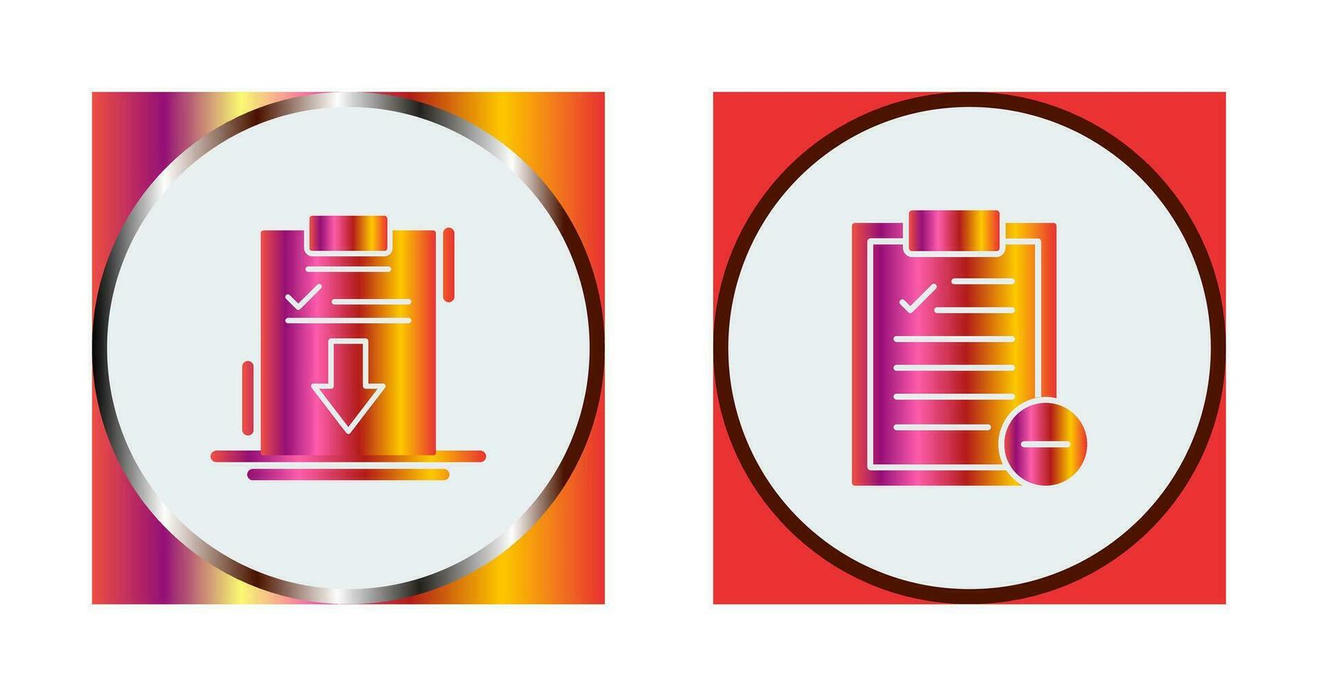Download and Remove Icon vector