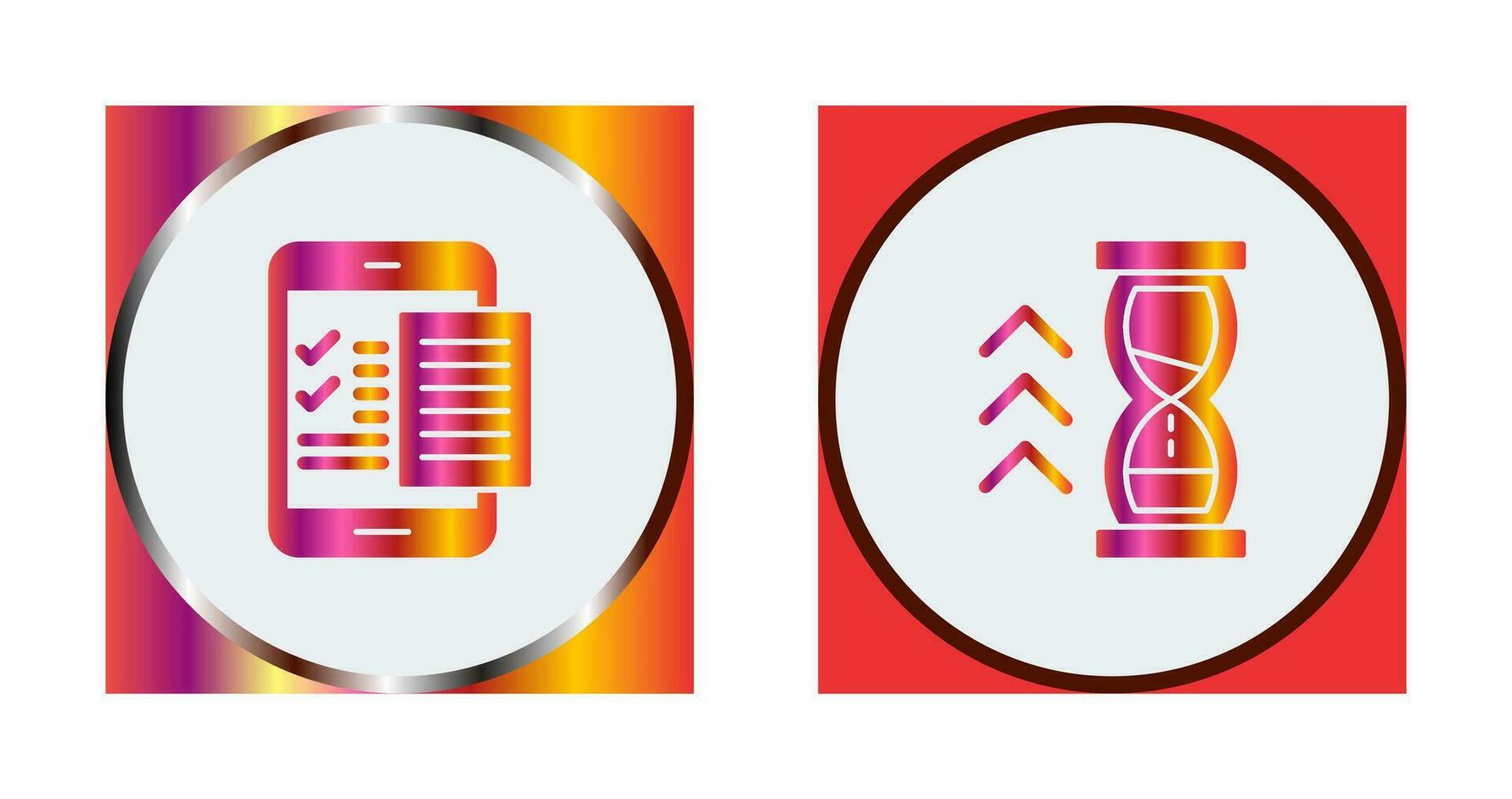 Check List and Quick Response Icon vector