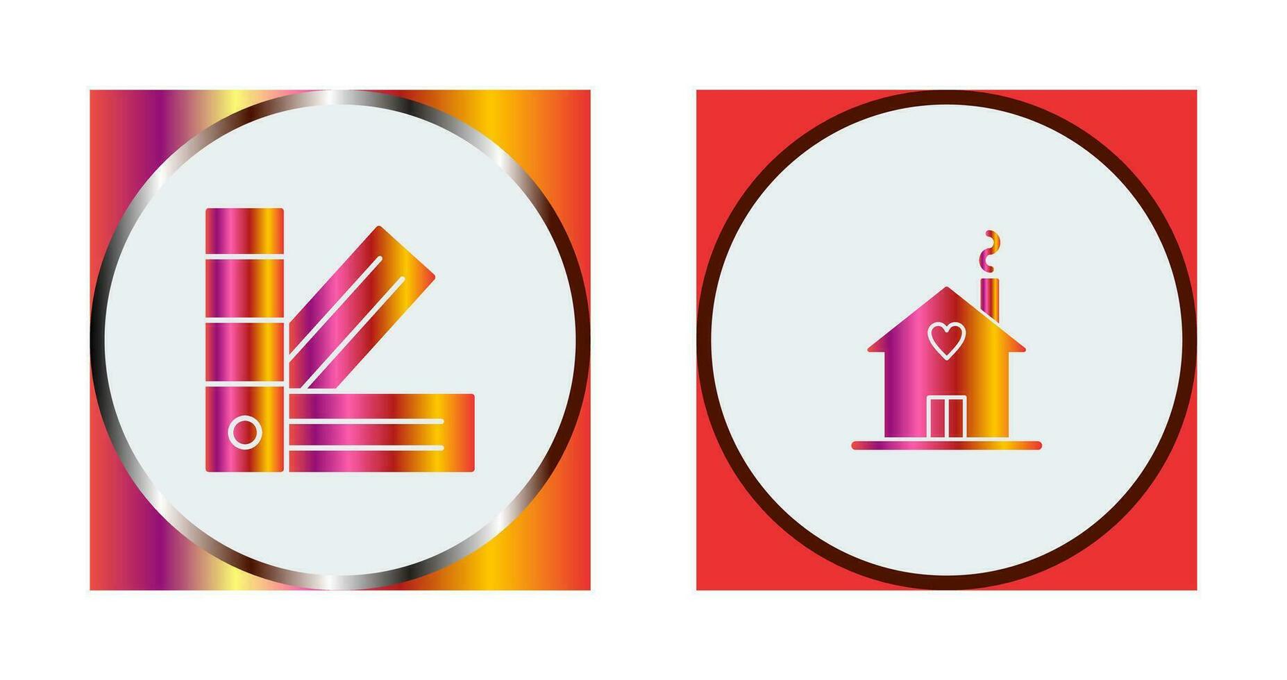 House and Pantone  Icon vector
