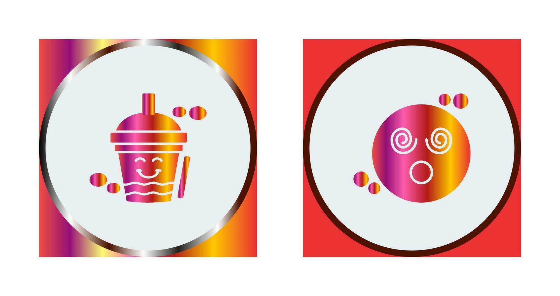 Drink and Dizzy Icon vector