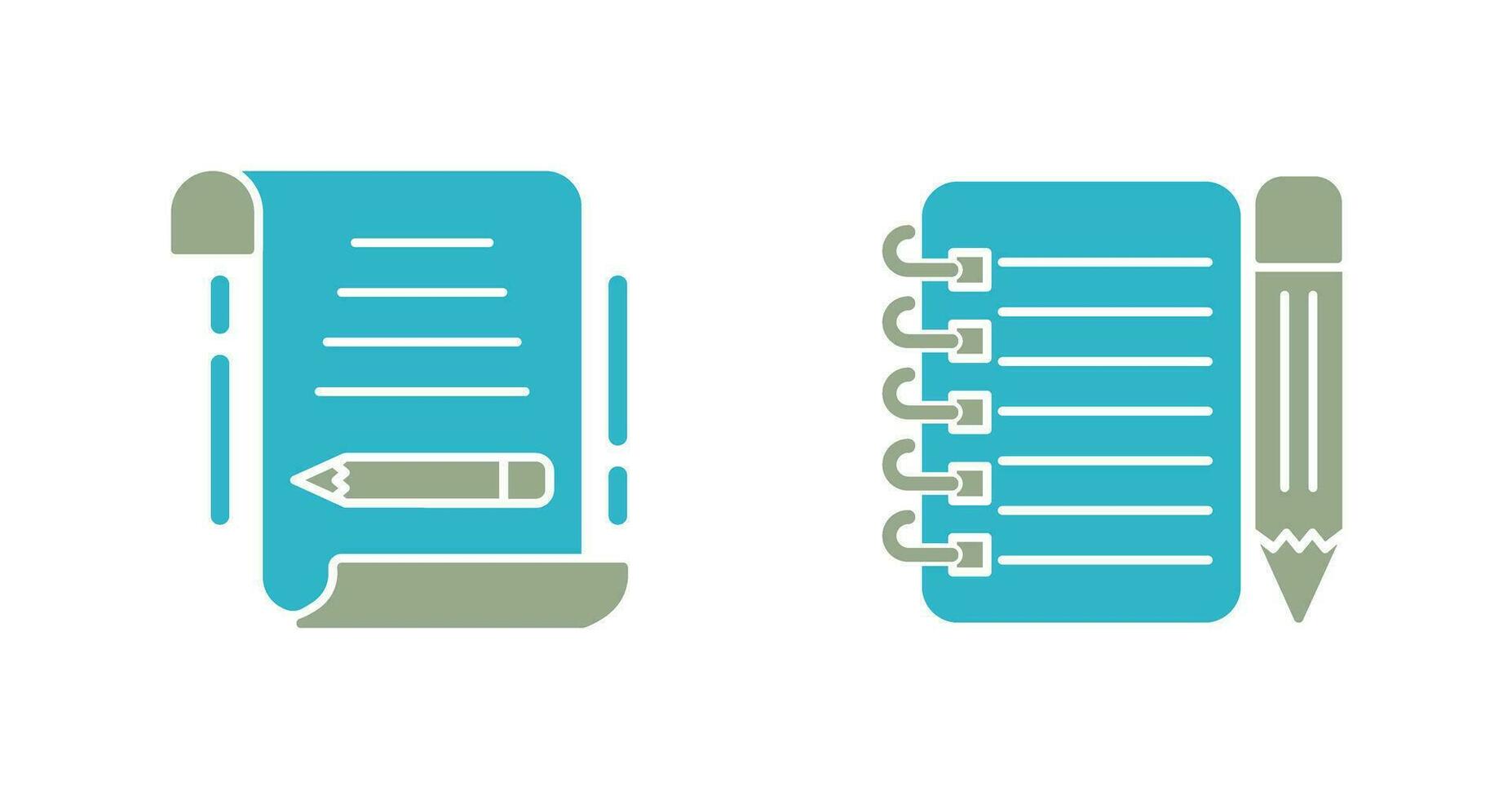 write and checklist Icon vector