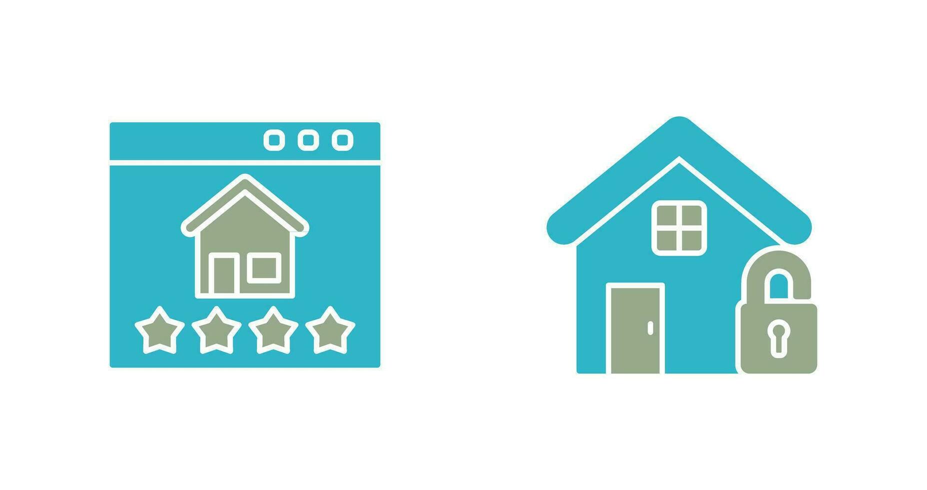 Rating and unlocked Icon vector