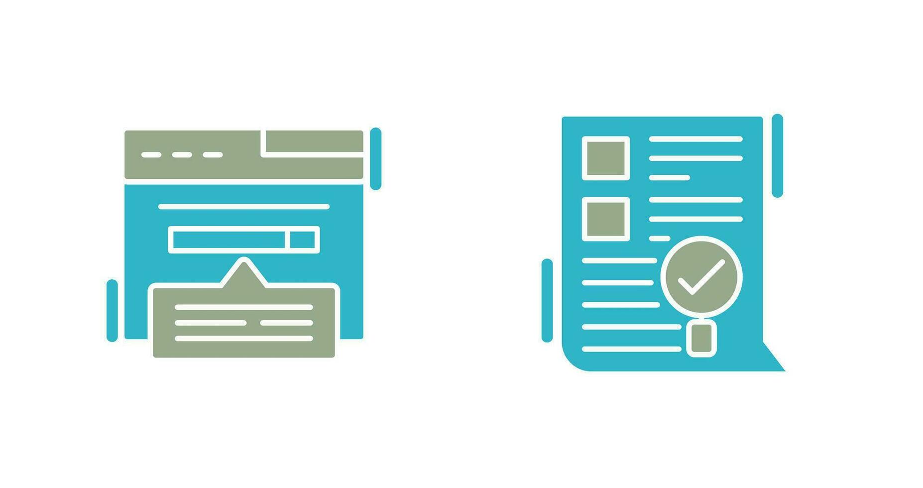 Keyword Search and SEO Audit Icon vector