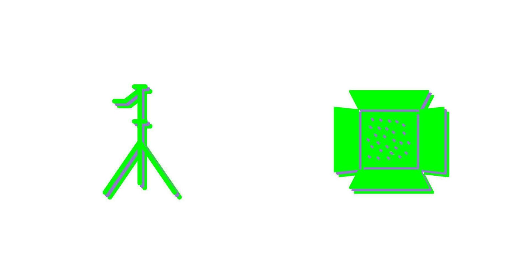 stand and light Icon vector