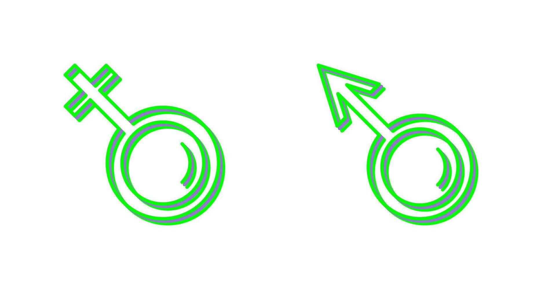 Female and Male Icon vector