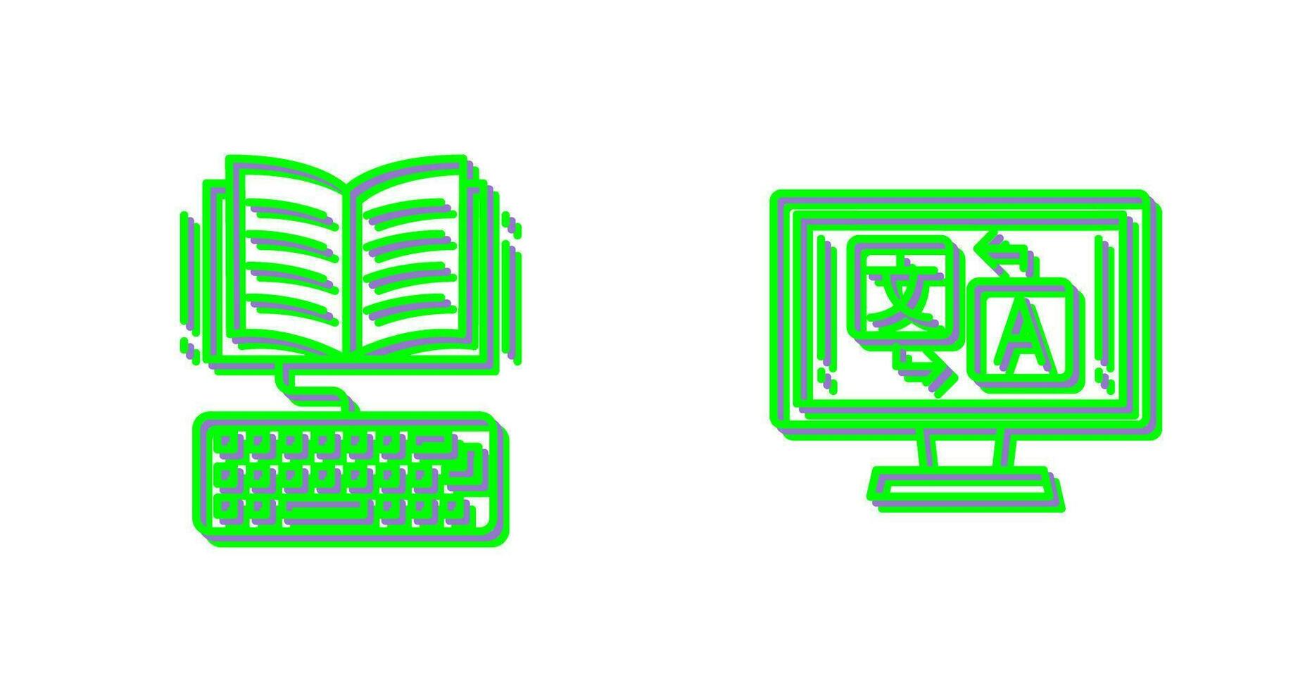 Study and Language Icon vector