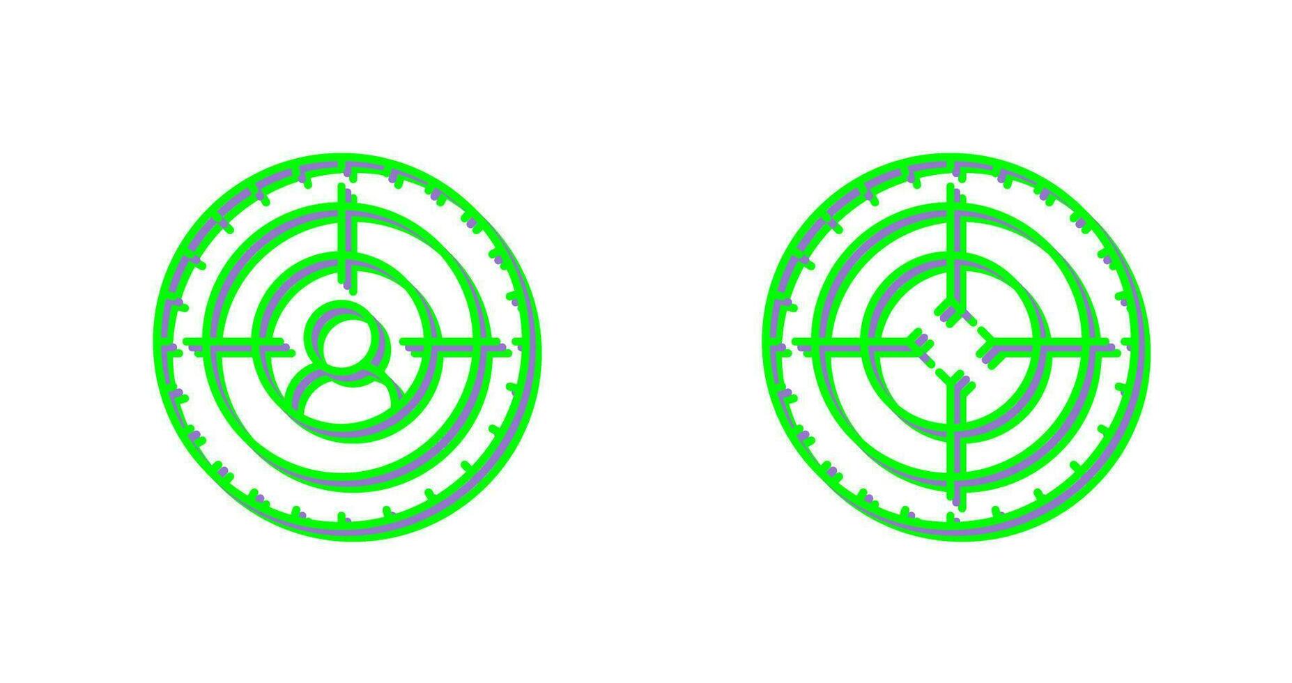 Goal and Target Icon vector