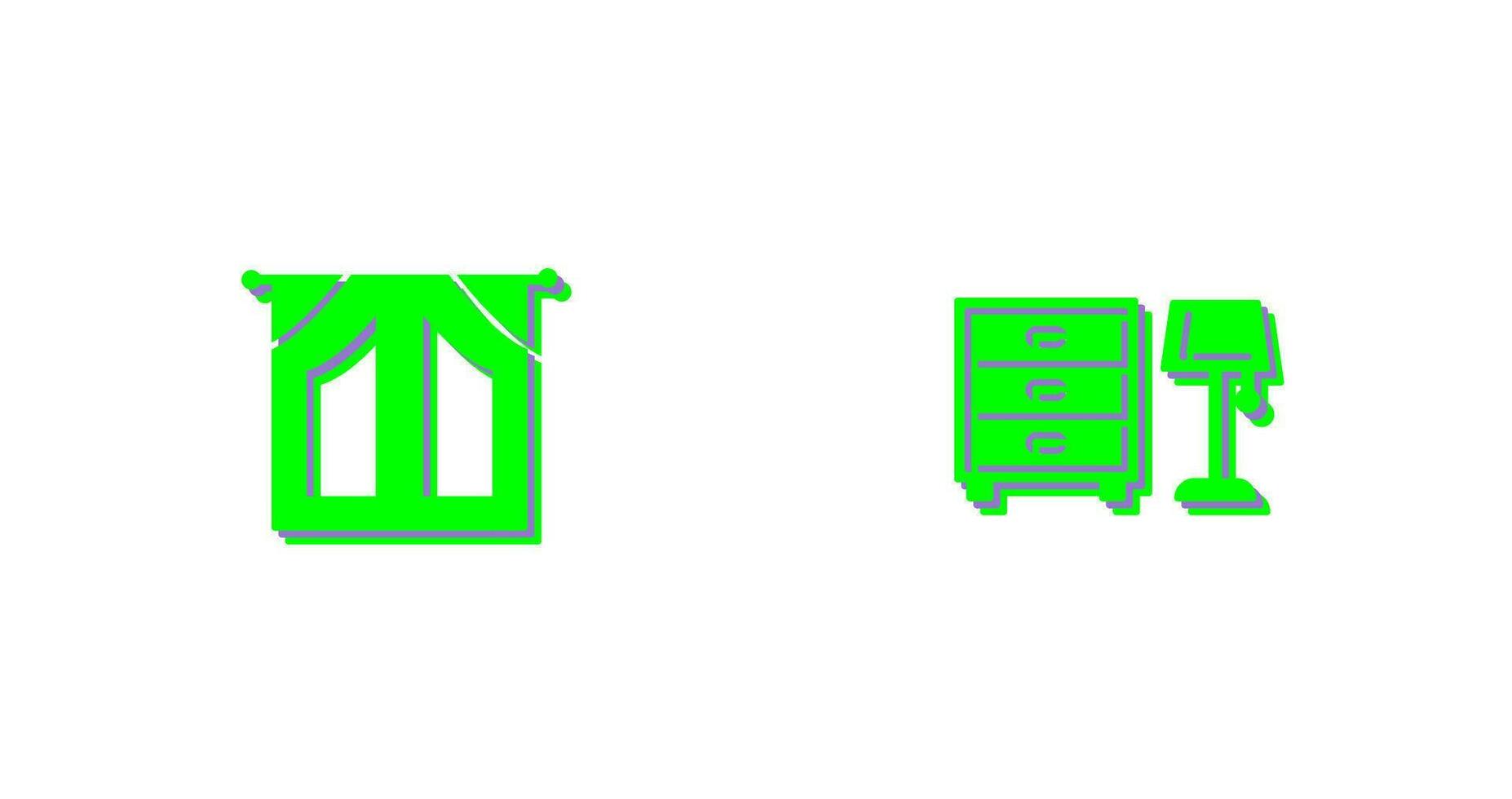 Window and Drawers Icon vector