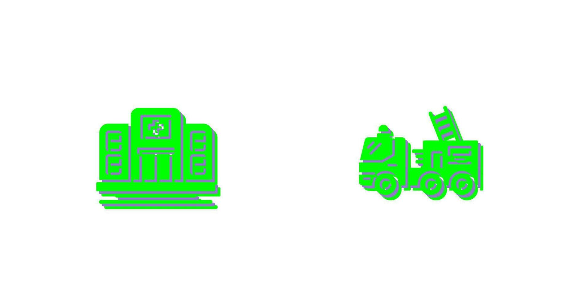 Ssd and Fire Truck Icon vector